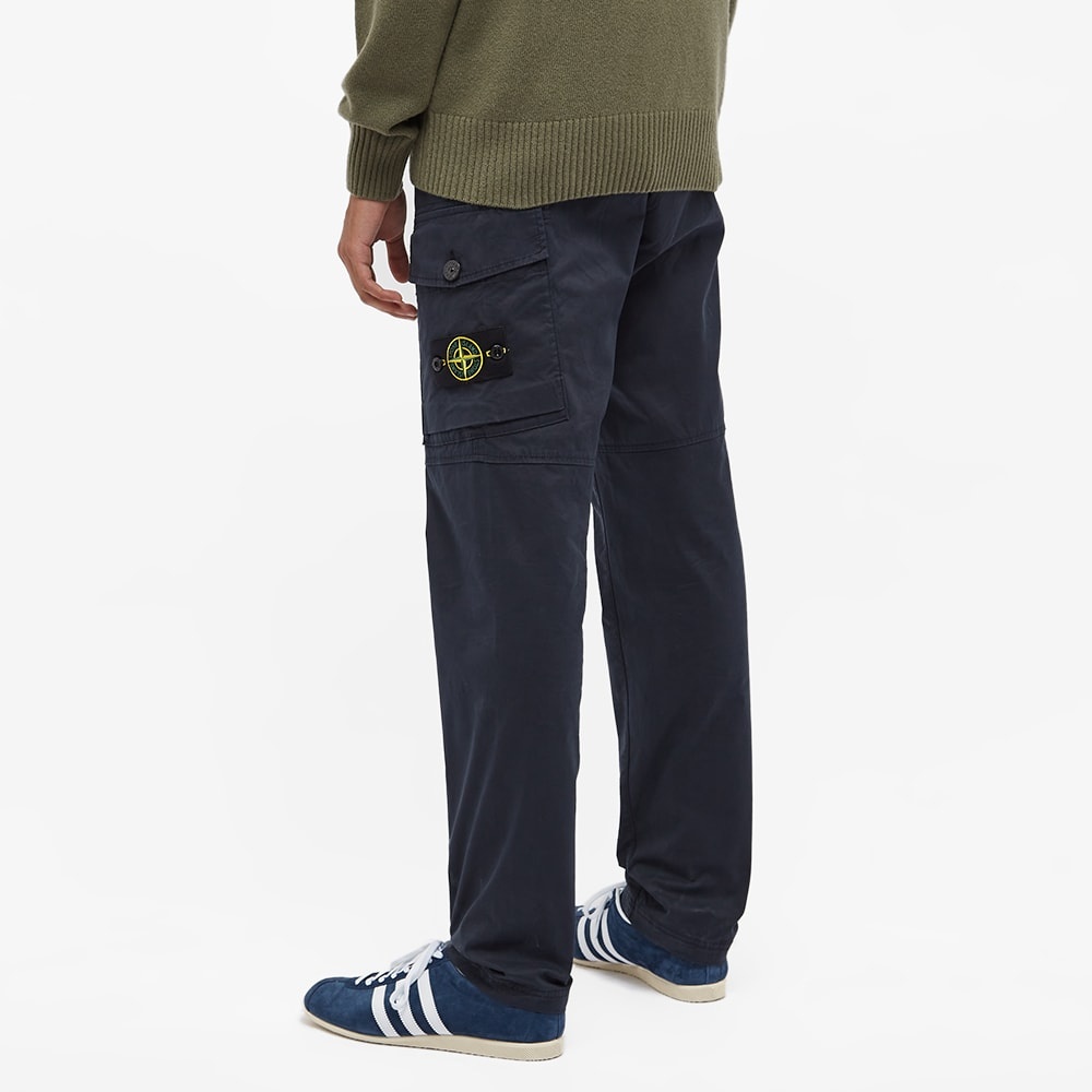 Stone Island Single Pocket Gabardine Cargo Pant - 5