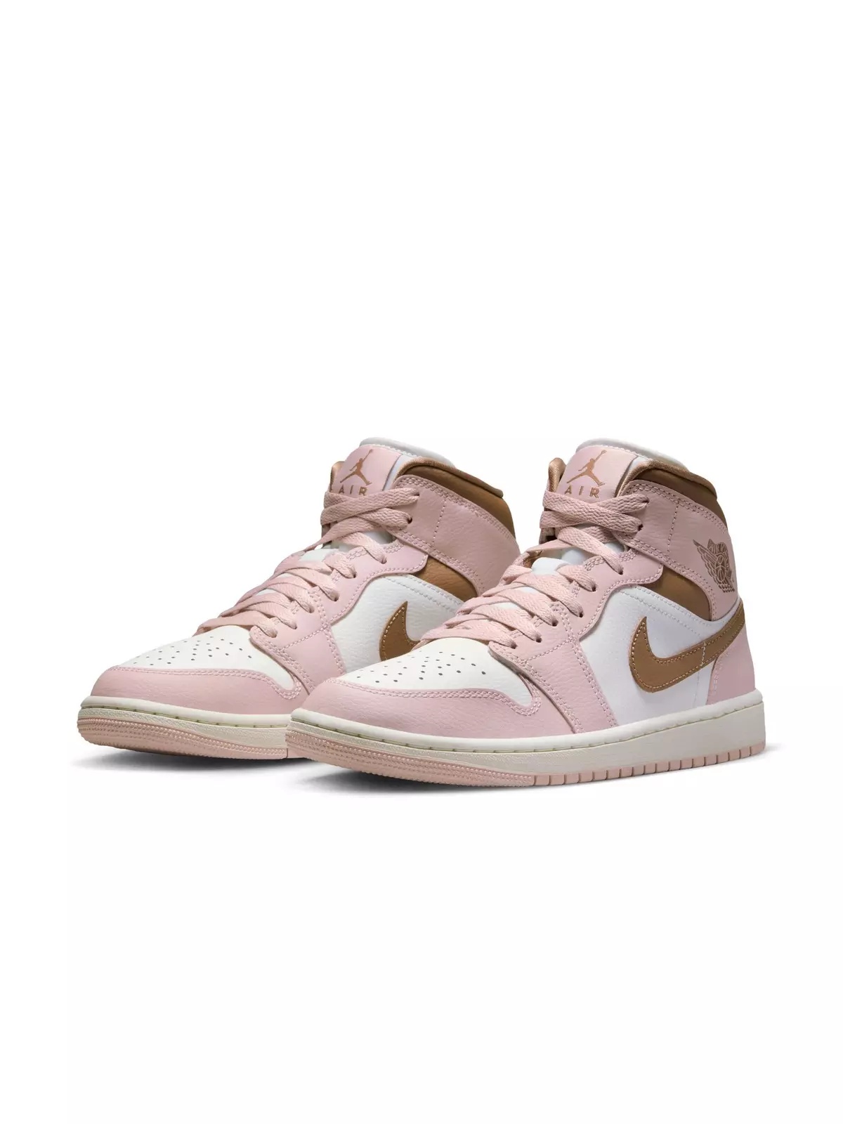 1 Mid "Pink Oxford/Archaeo Brown/Sail" Women's Shoe - 5