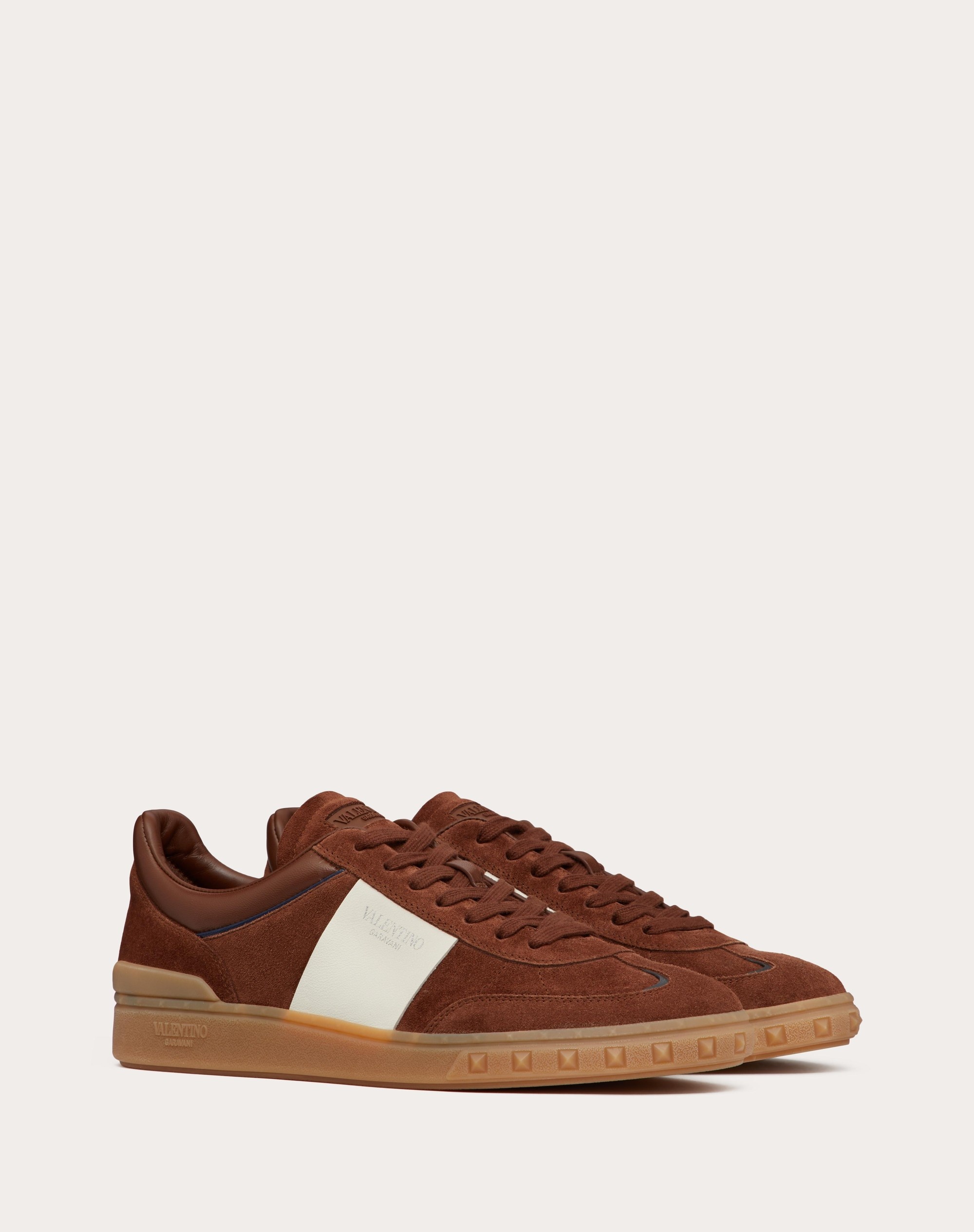 UPVILLAGE LOW TOP SNEAKER IN SPLIT LEATHER AND CALFSKIN NAPPA LEATHER - 2