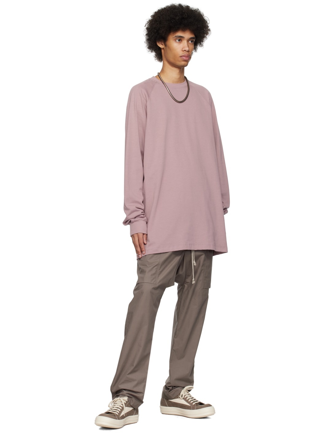 Pink Crewneck Sweatshirt - 4