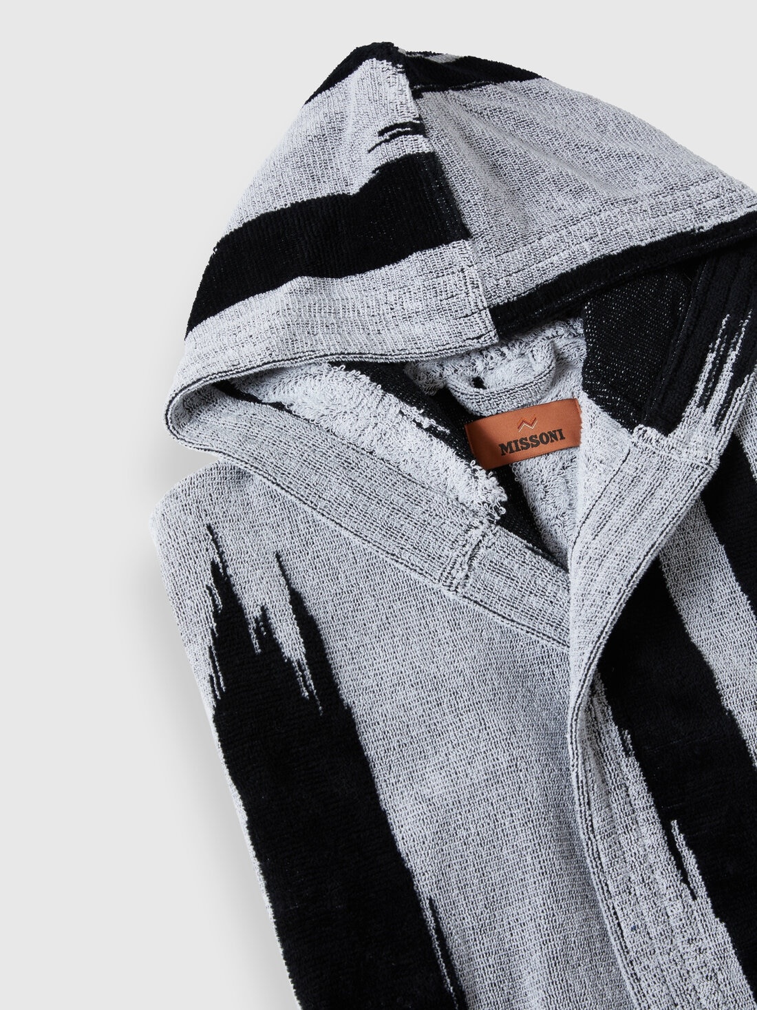 Skunk bathrobe in slub cotton terry - 3
