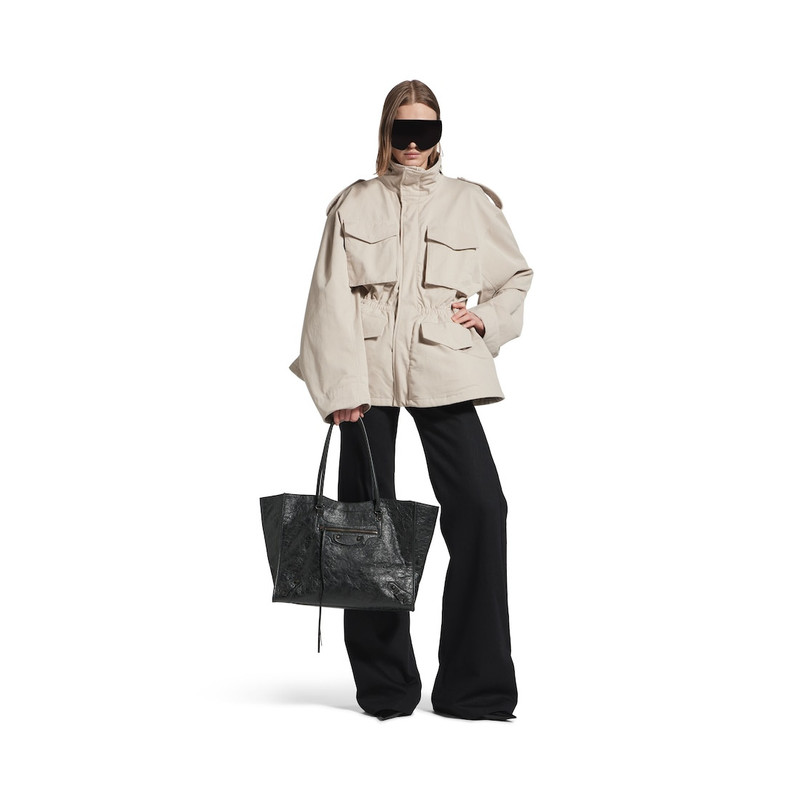 Women's Le City Tote Bag Medium in Black 6
