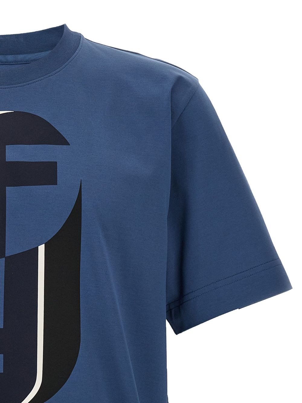 monogram print T-shirt - 4
