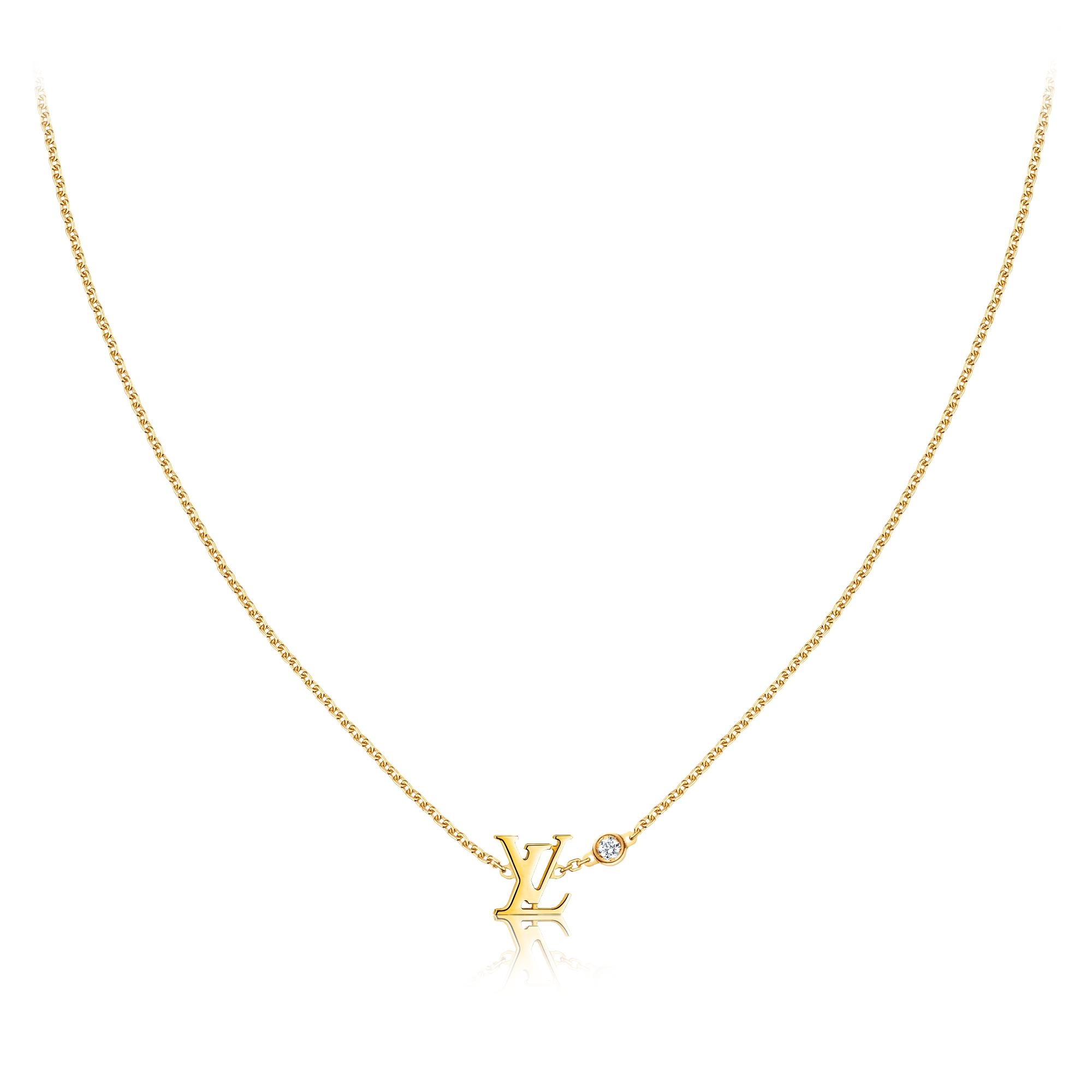 Idylle Blossom LV Pendant, Yellow gold and diamond - 1