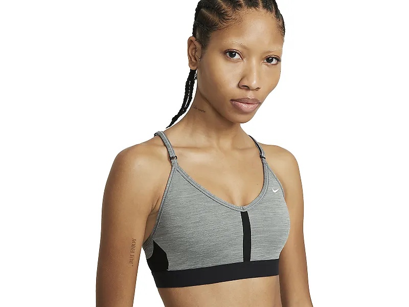 Nike Dri-FIT Indy Light-Support Padded V-Neck Sports Bra - 1