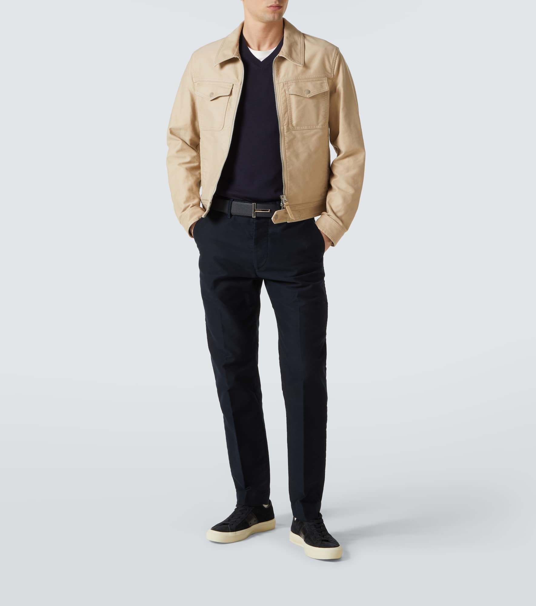 Wool polo sweater - 2