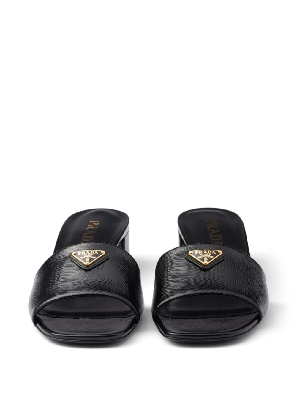 35mm logo-appliquÃ© mules - 4