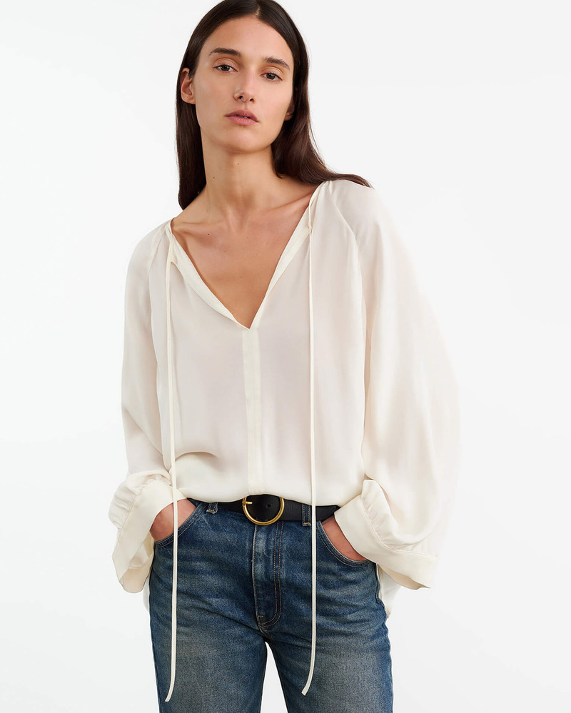 NILI LOTAN ACADIA SILK BLOUSE outlook