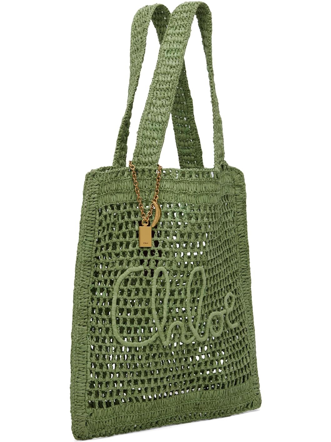 Green Summer Banana Tote - 2