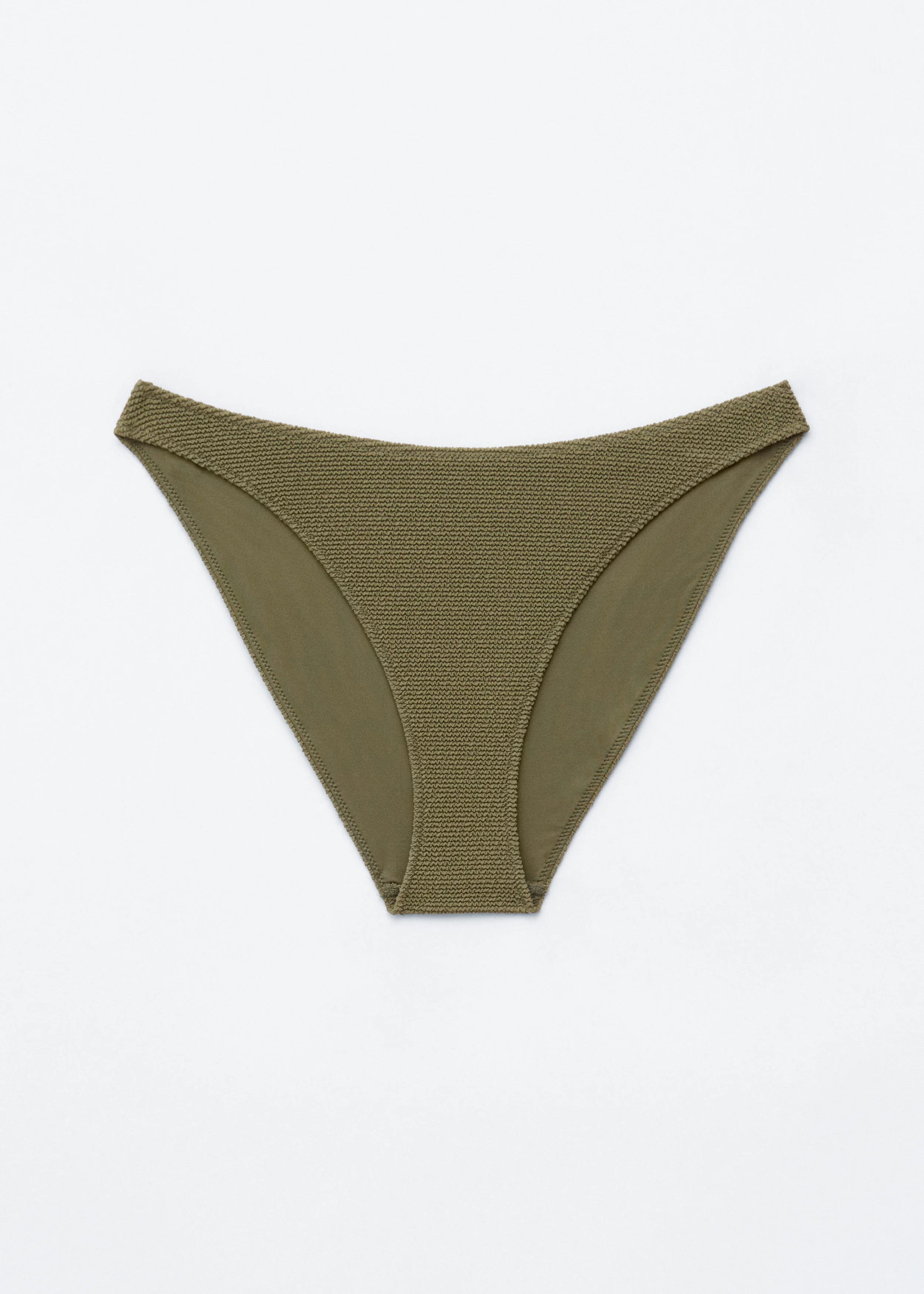 Textured Bikini Bottoms - 1