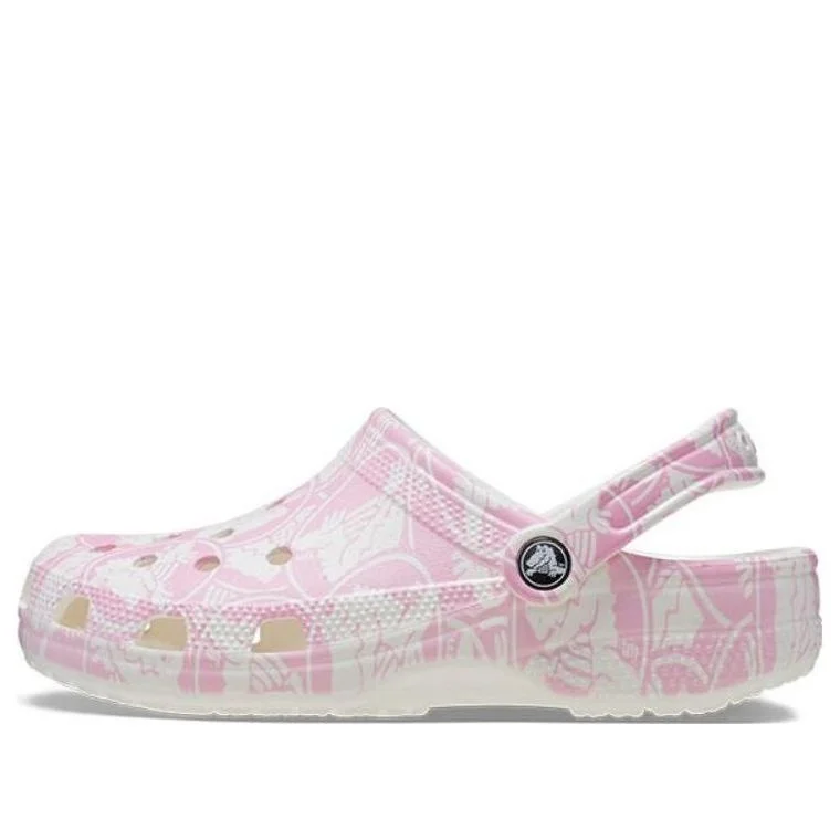 Crocs Classic Duke Print Clogs 'Pink Tweed' 210003-6WY - 1