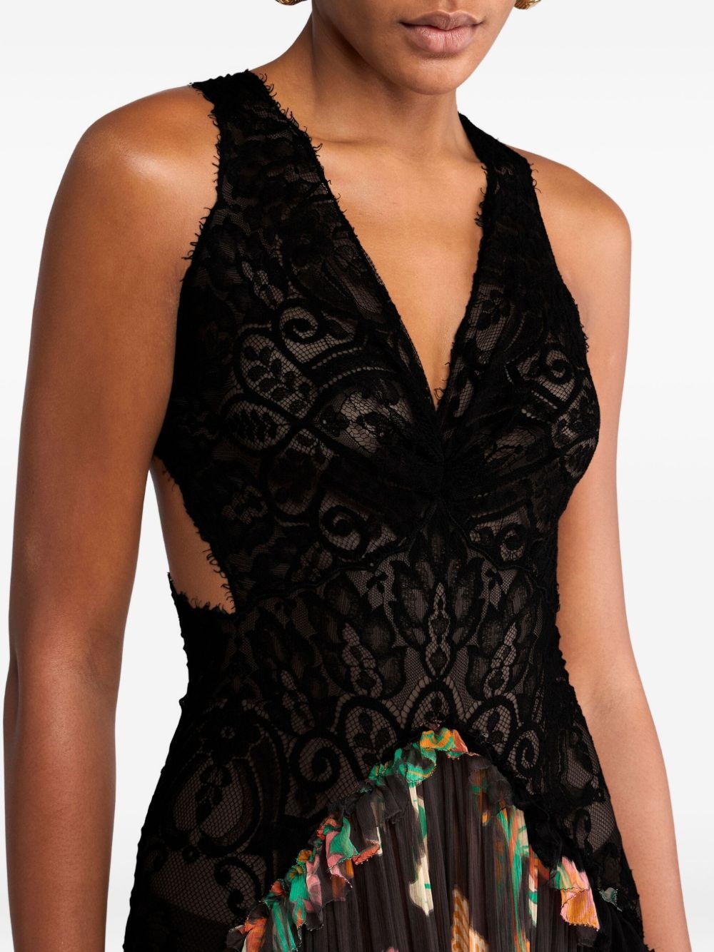 floral print dress - 4