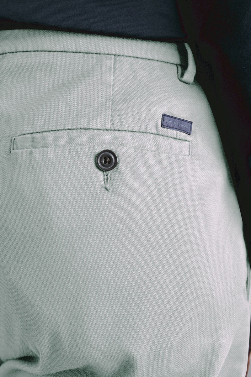 COTTON STRETCH CHINO TROUSERS 4