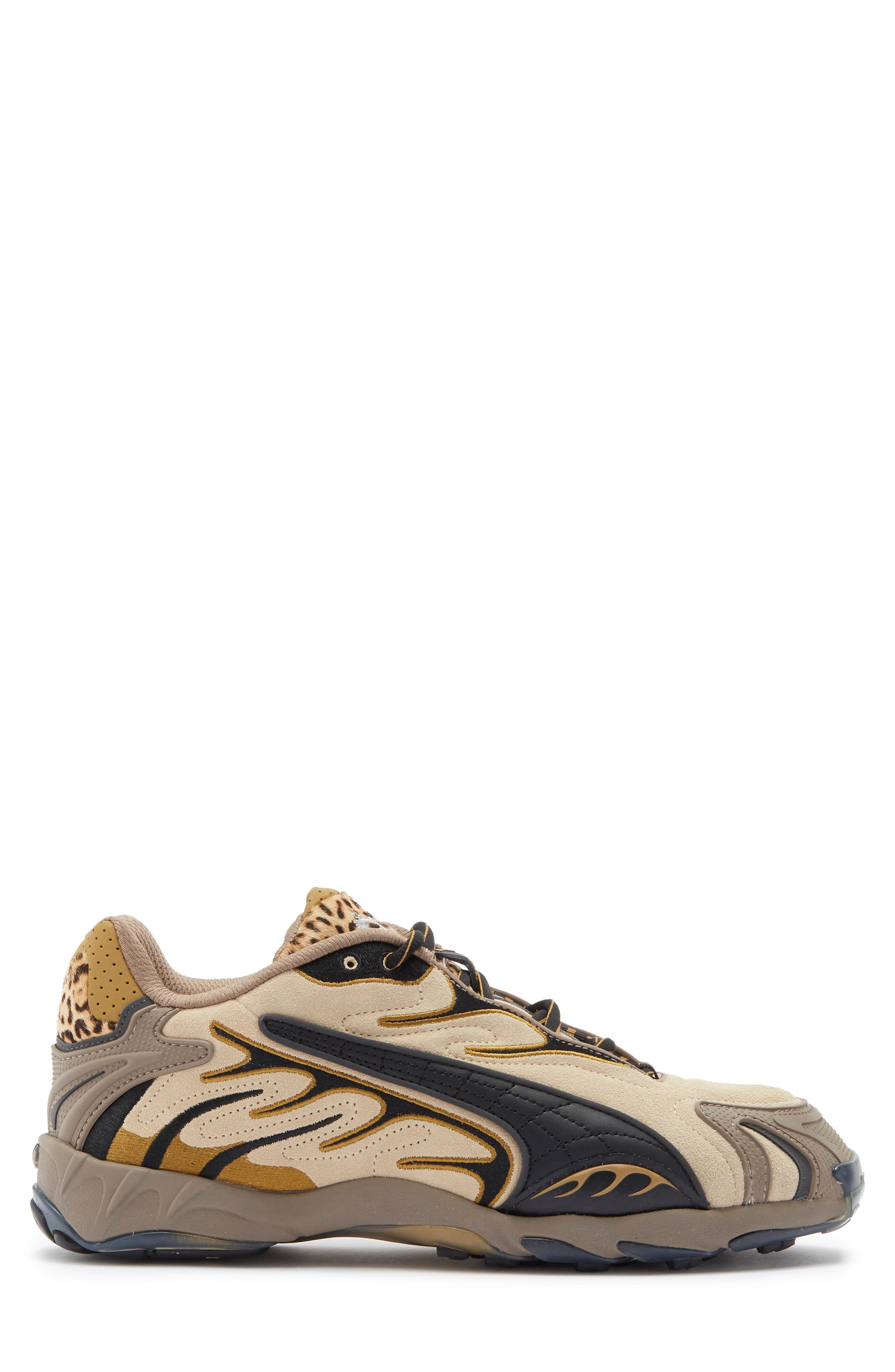 PUMA x A$AP Rocky Inhale Sneaker in Almond Print Calf Hair/Black at Nordstrom - 3