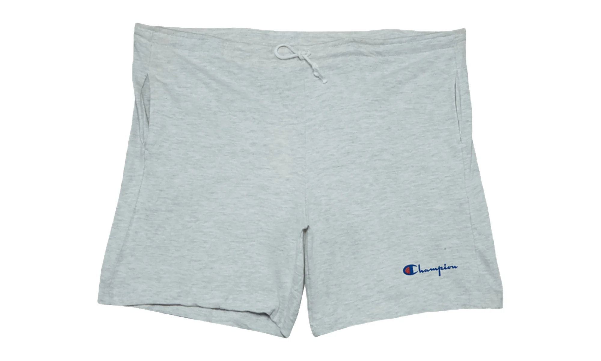 Drawstring Cotton Gym Shorts With Pockets "Light Heather Grey" RN26094 Light Heather Grey - 1