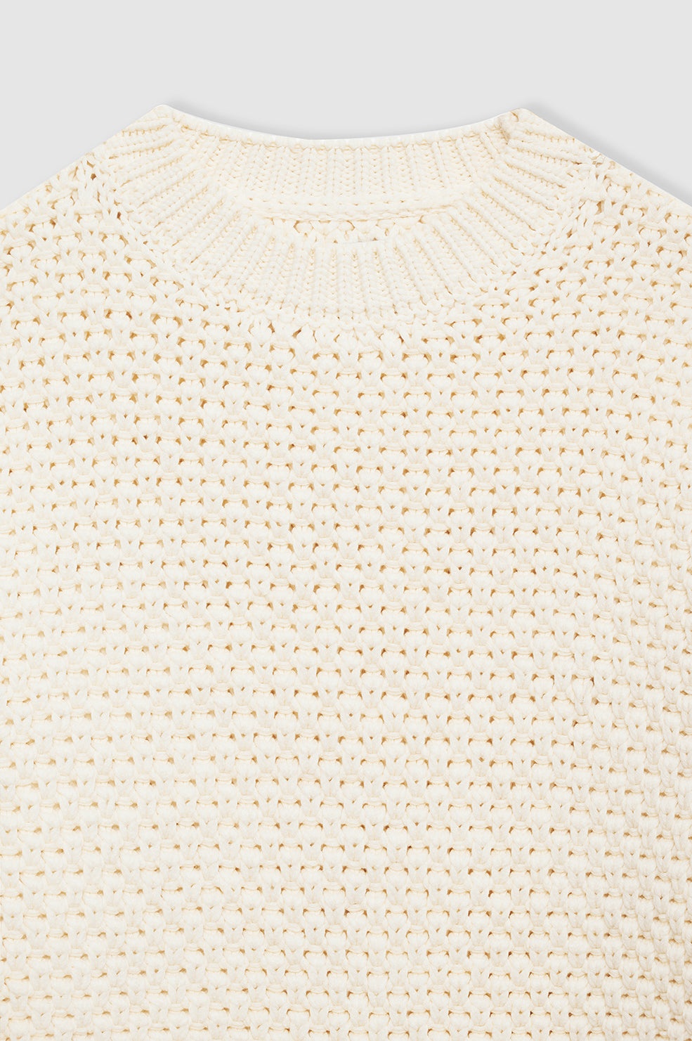 Sydney Crew Sweater - Ivory Crochet - 4