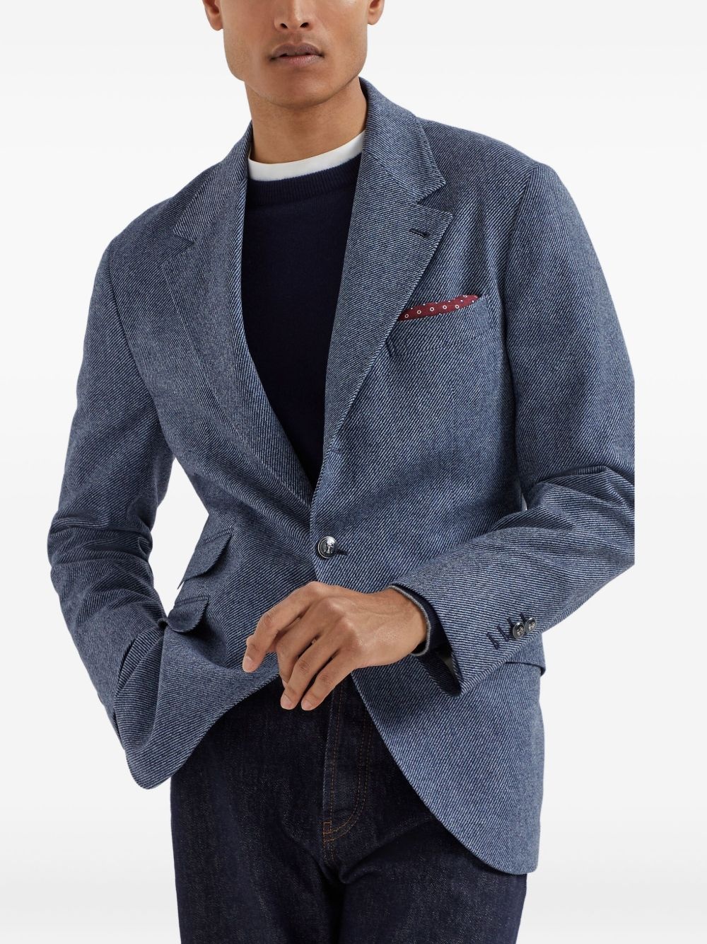 Cavallo wool-blend blazer - 3