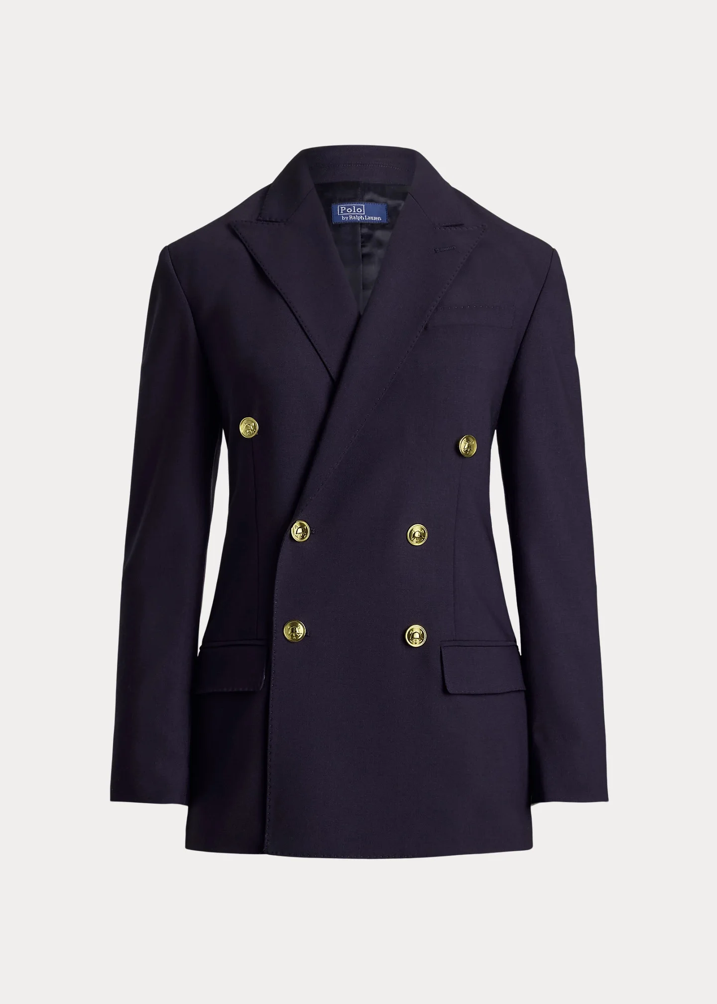 Double-Breasted Wool-Blend Blazer - 1