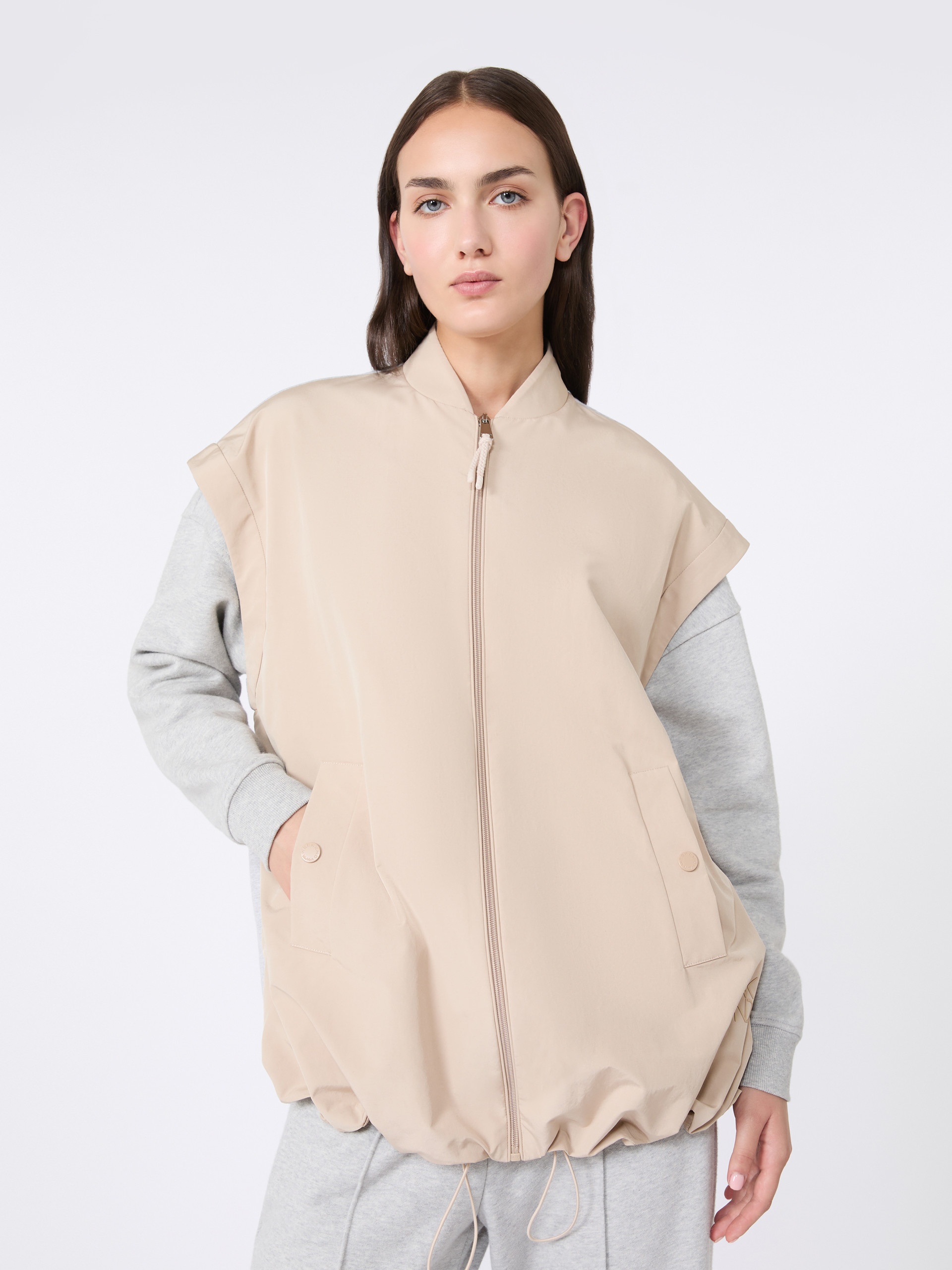 LIMOSA Water-repellent canvas and scuba gilet - 5