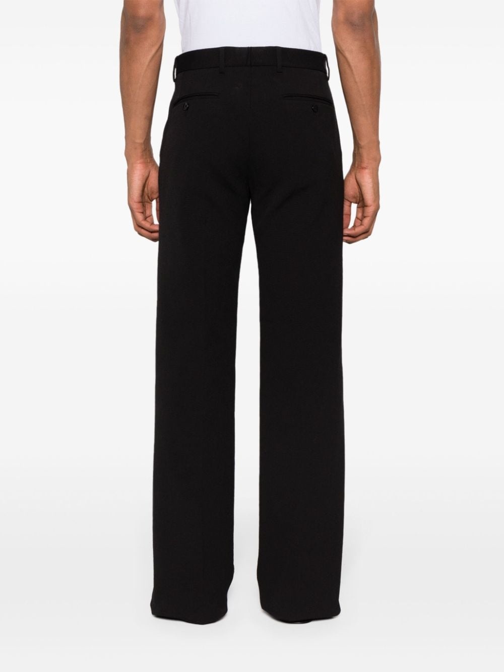 straight-leg tailored trousers - 4