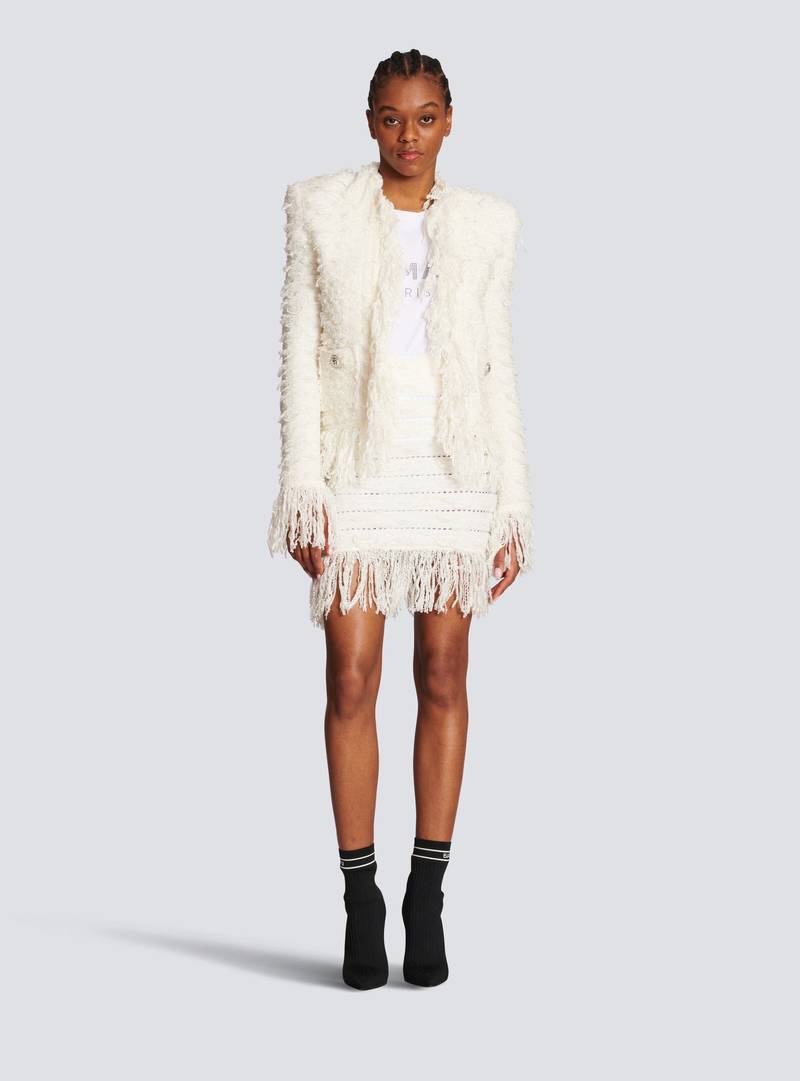 Balmain Tweed skirt outlook