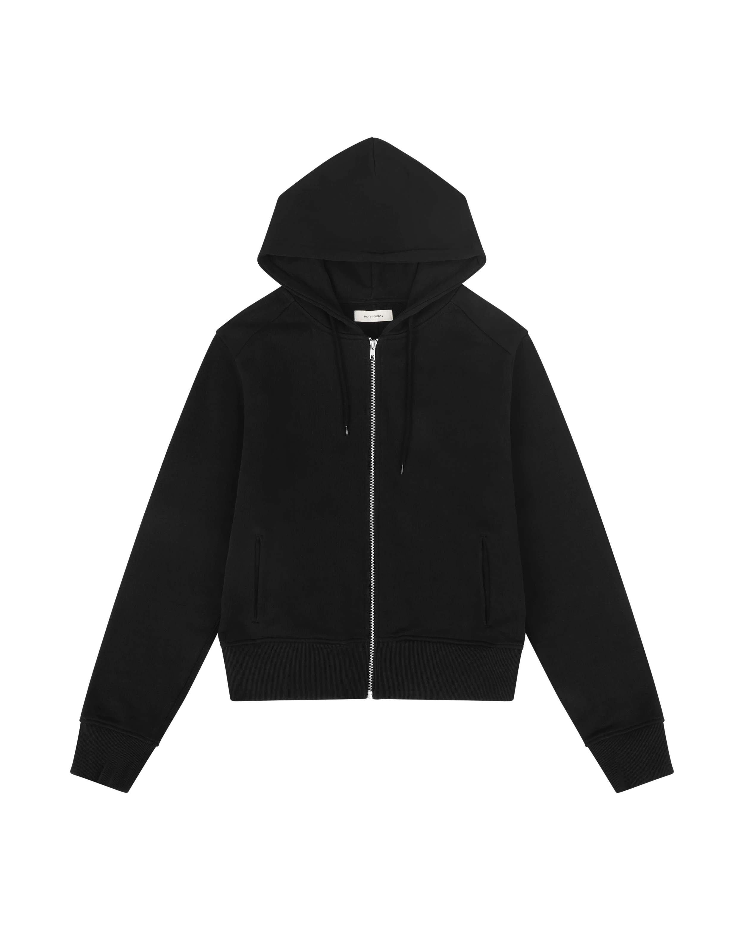 SLIM ZIP UP BLACK - 7