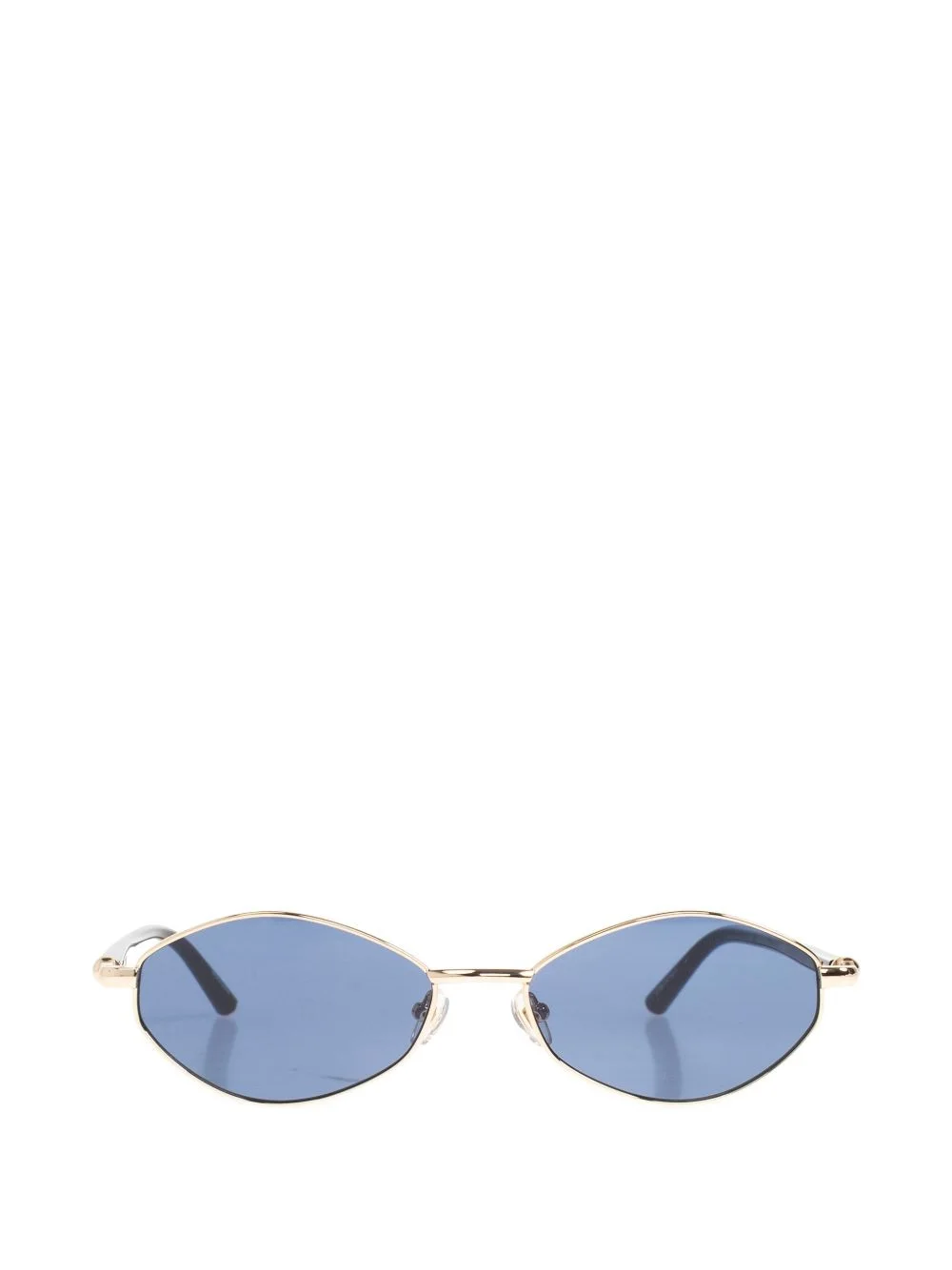 oval-frame sunglasses - 1