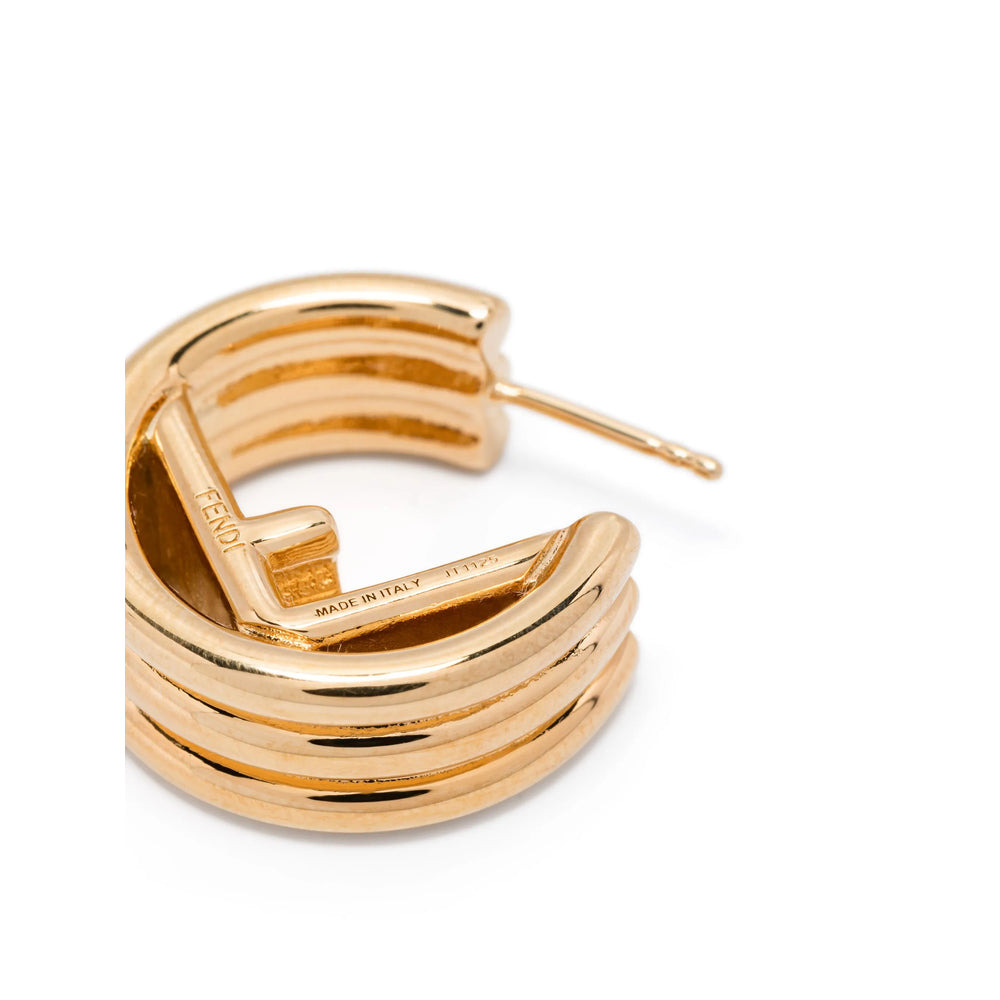 Fendi Gold Earrings Women - 3