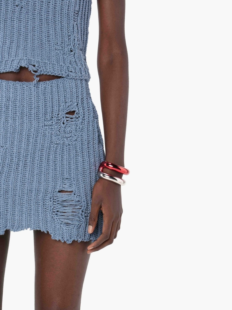 JW Anderson BUMPER-TUBE CUFF BRACELET outlook