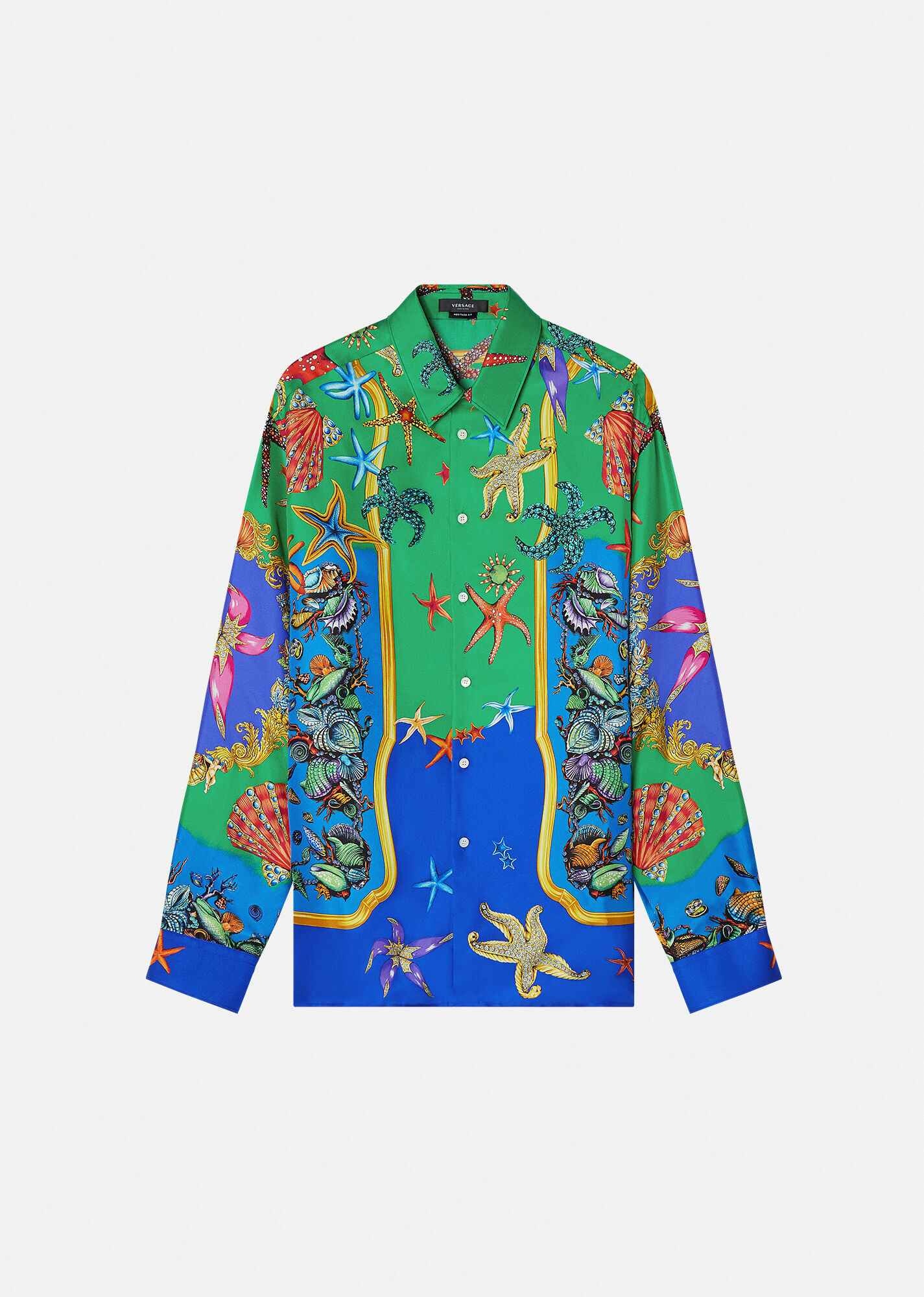 Trésor de la Mer Print Silk Shirt - 1