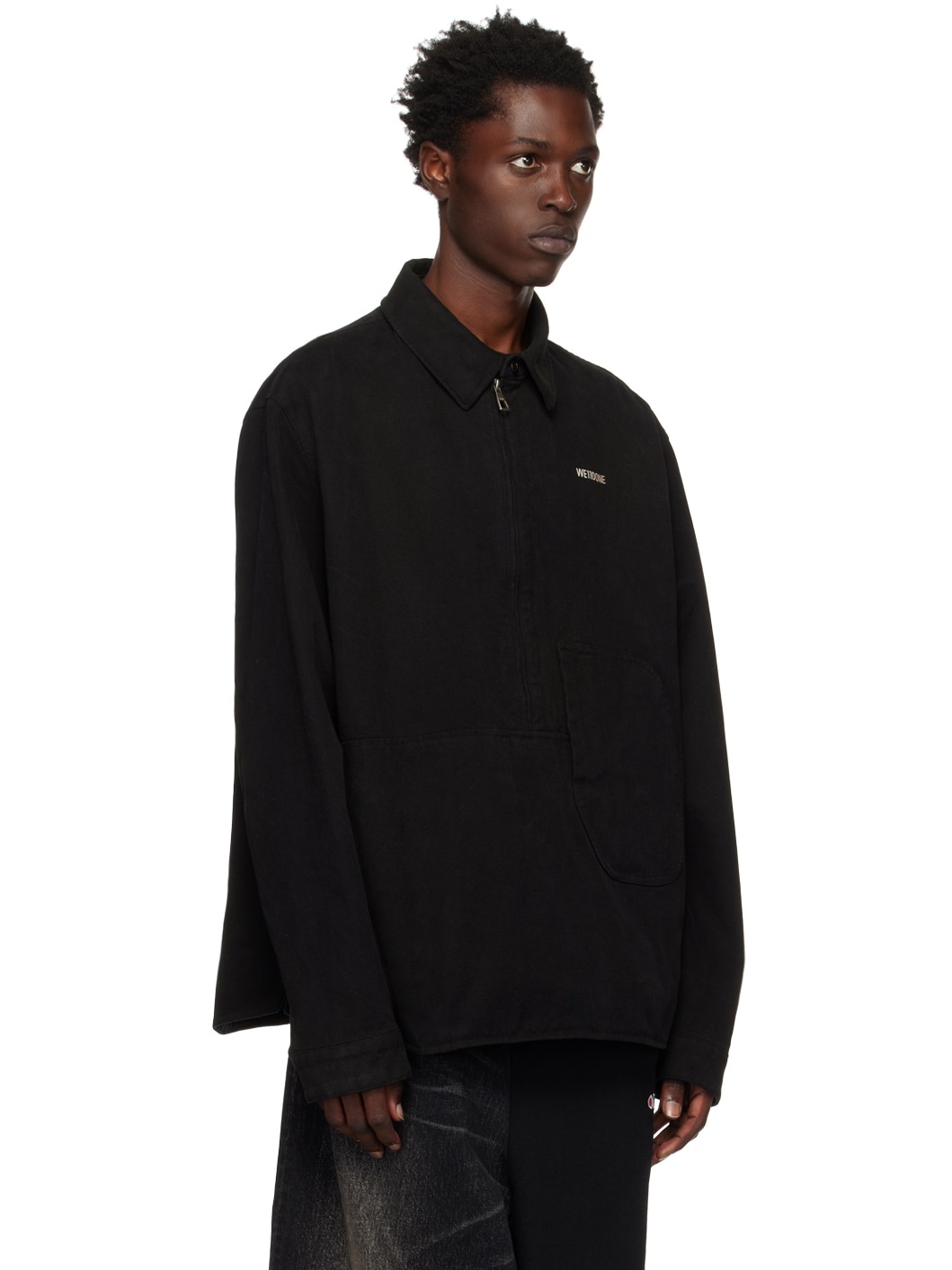 Black Half-Zip Shirt - 2
