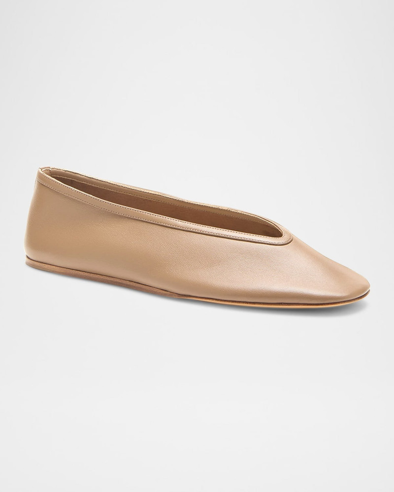 LE MONDE BÉRYL Luna Leather Ballerina Flats outlook