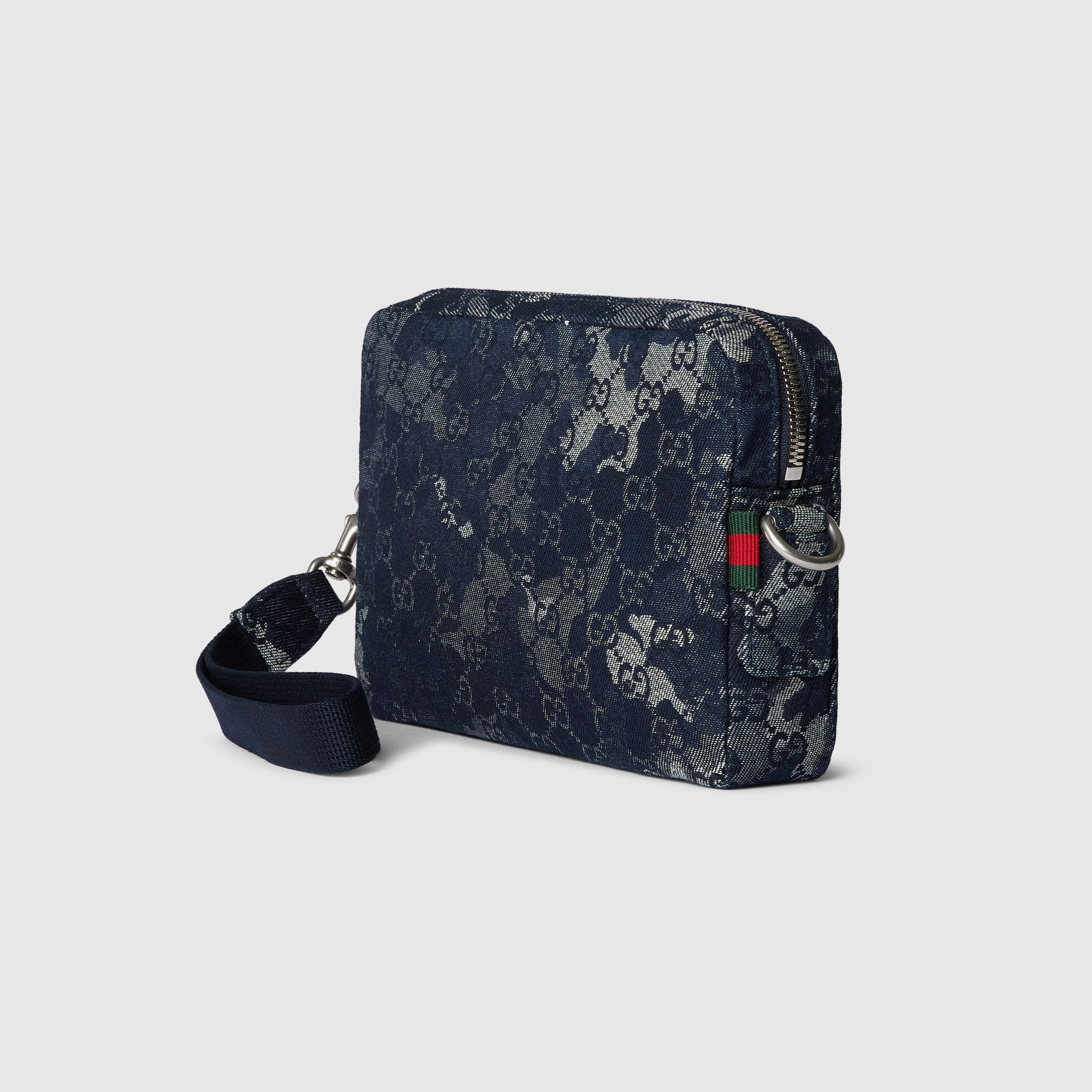GG denim small crossbody bag - 2