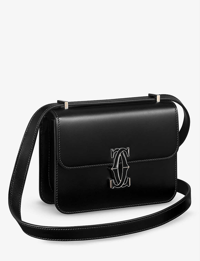 Double C de Cartier nano leather cross-body bag 1
