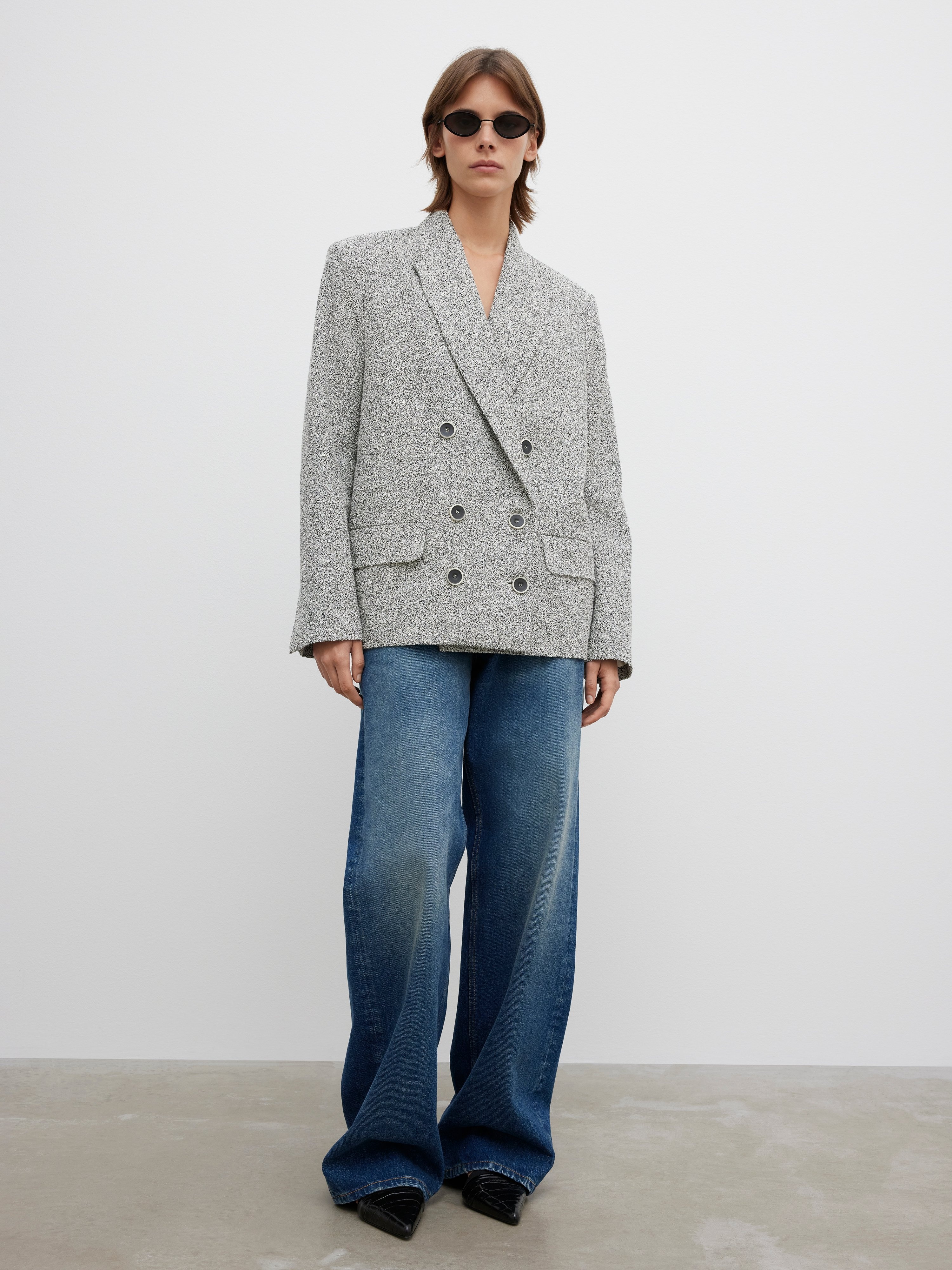 Bouclé blazer - 2