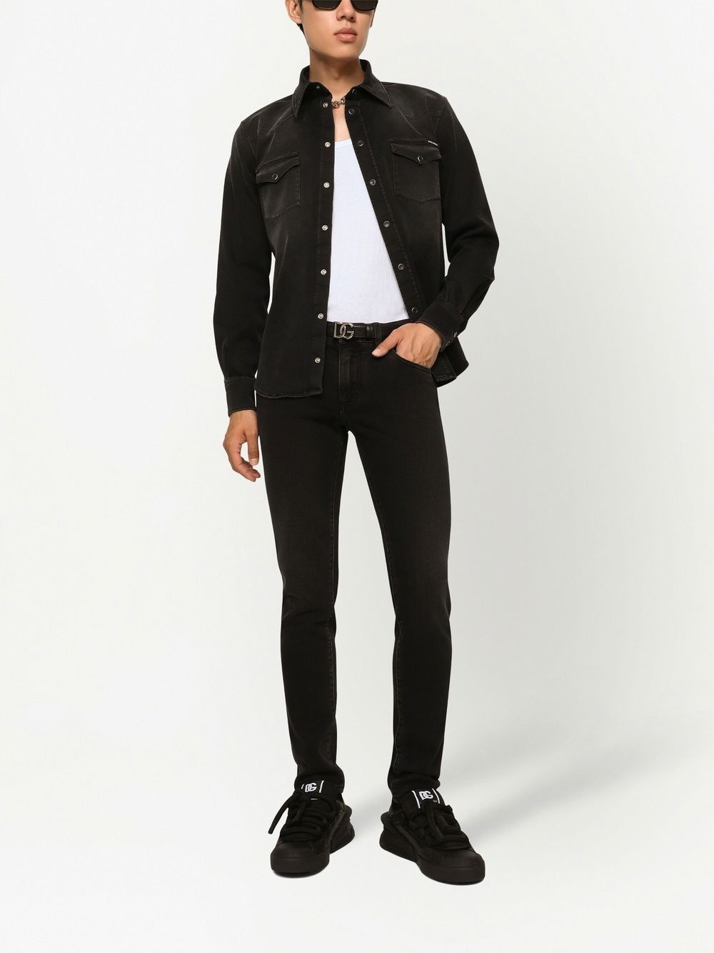 straight-leg denim jeans - 2
