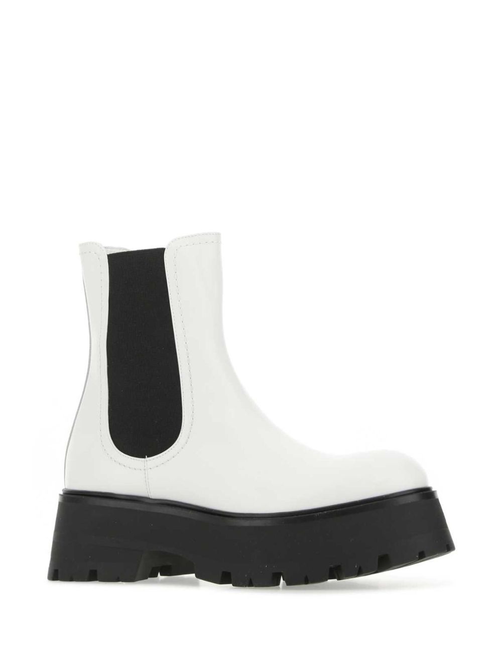 chunky-sole leather boots - 2