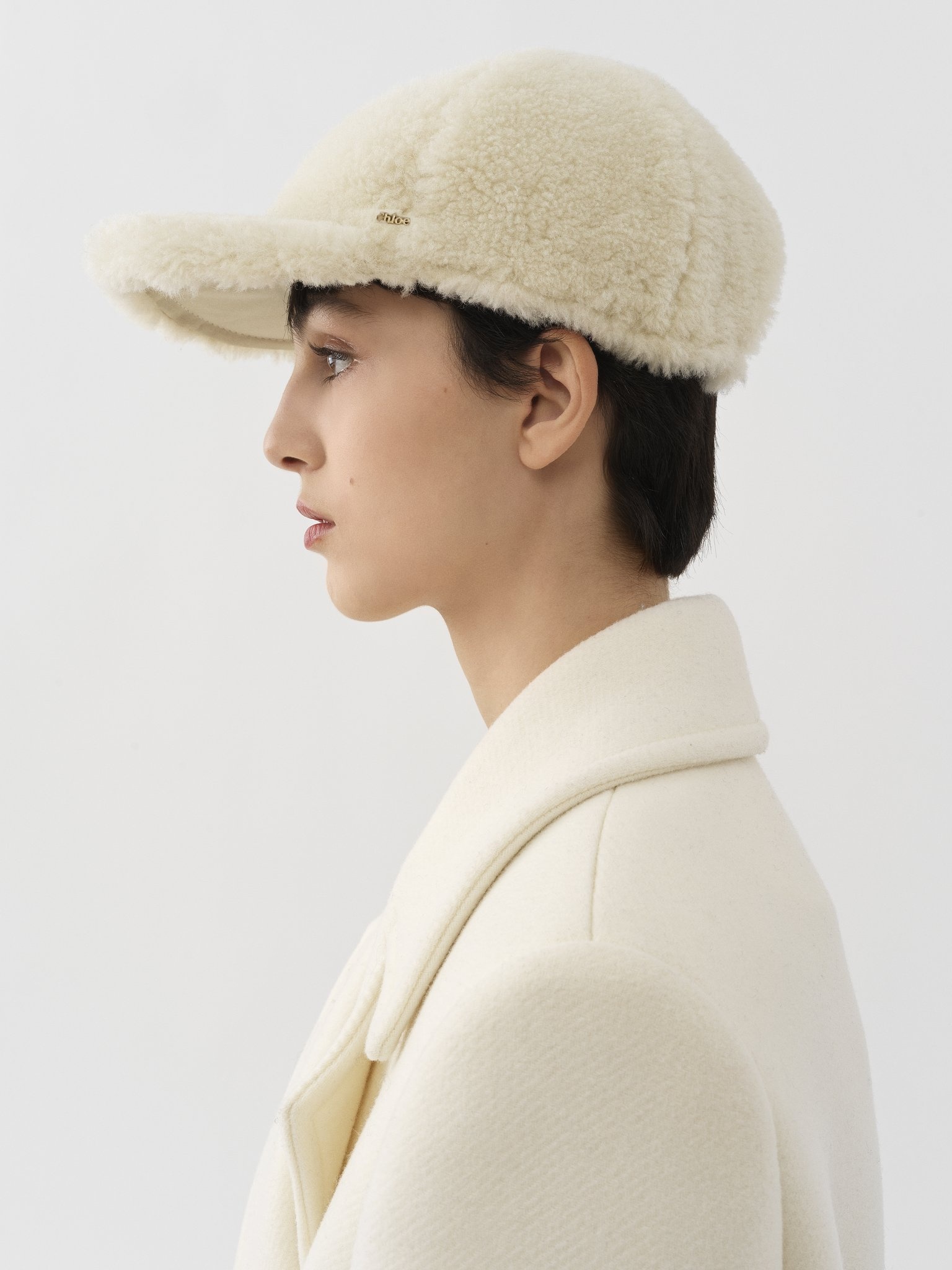 SHEARLING CAP - 5