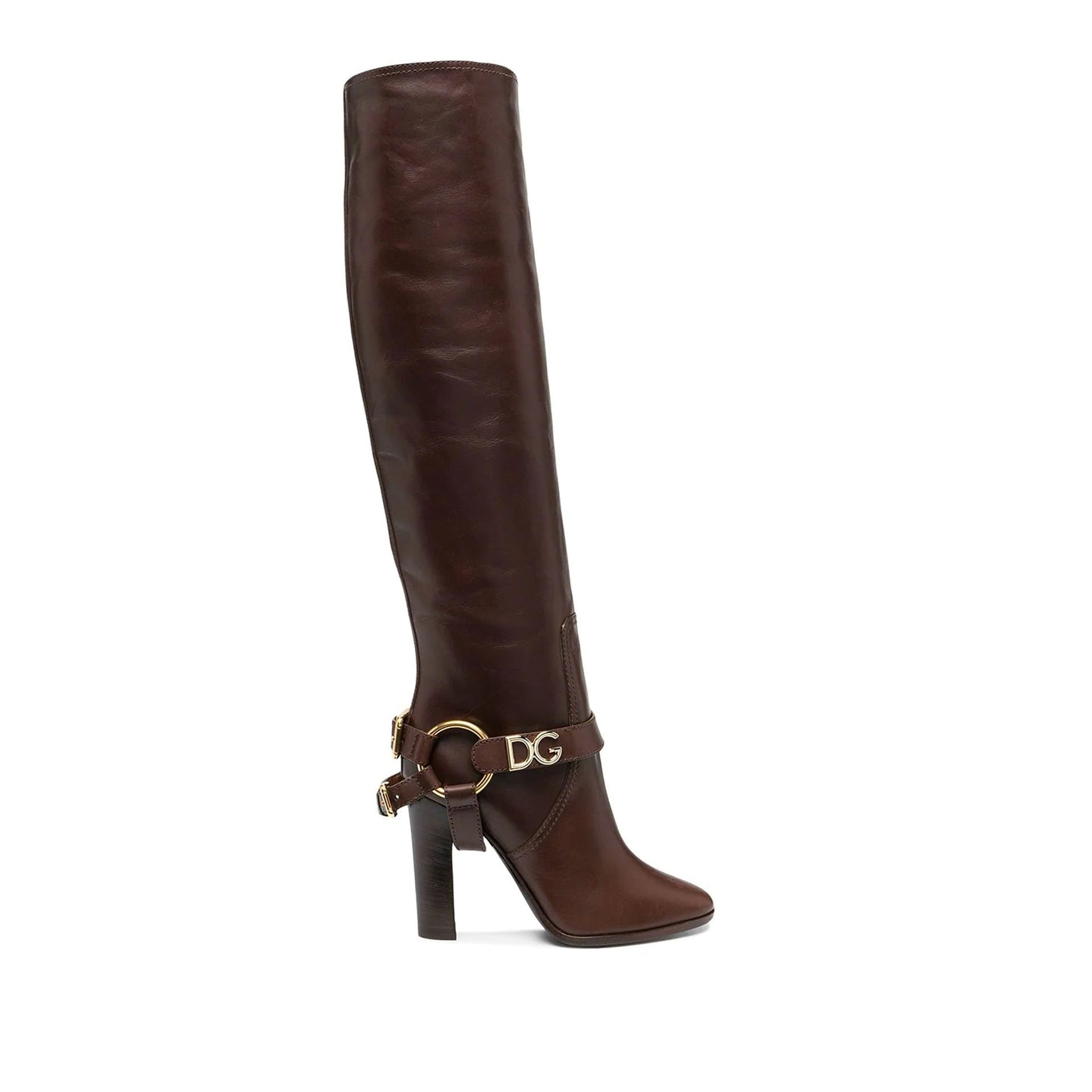 Dolce & Gabbana Leather Knee Boots Women - 5