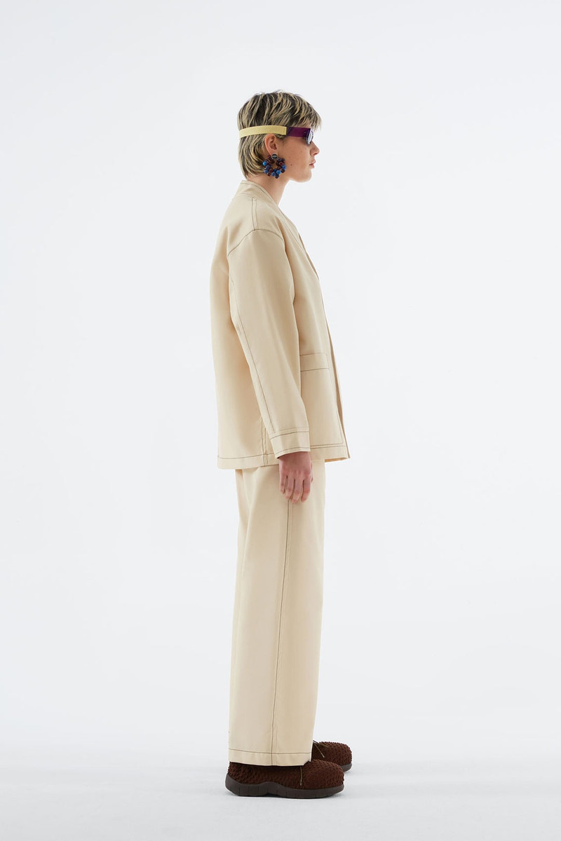 SUNNEI BEIGE SHORT BLAZER outlook