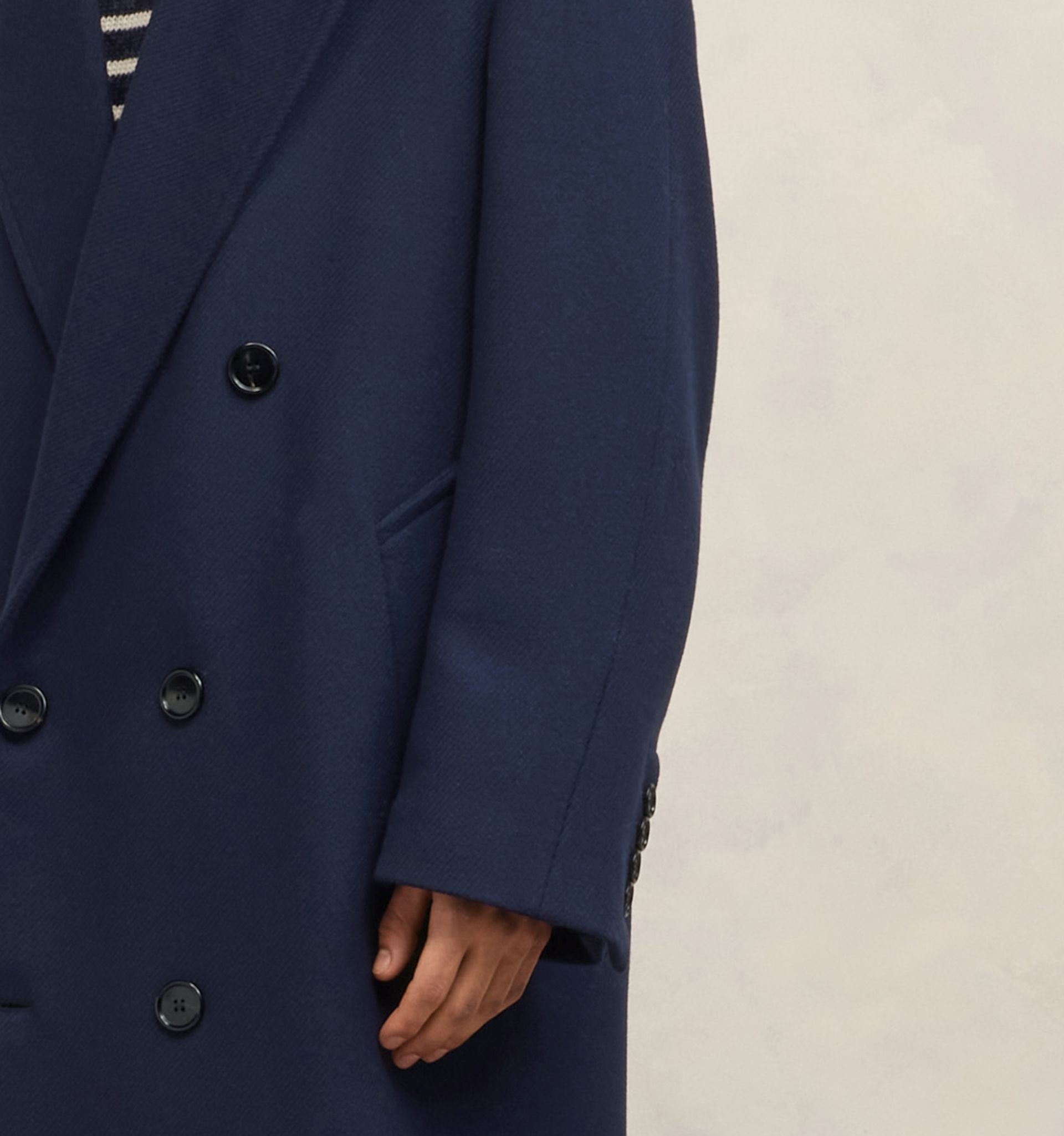 Double Breasted Oversized Coat - 6