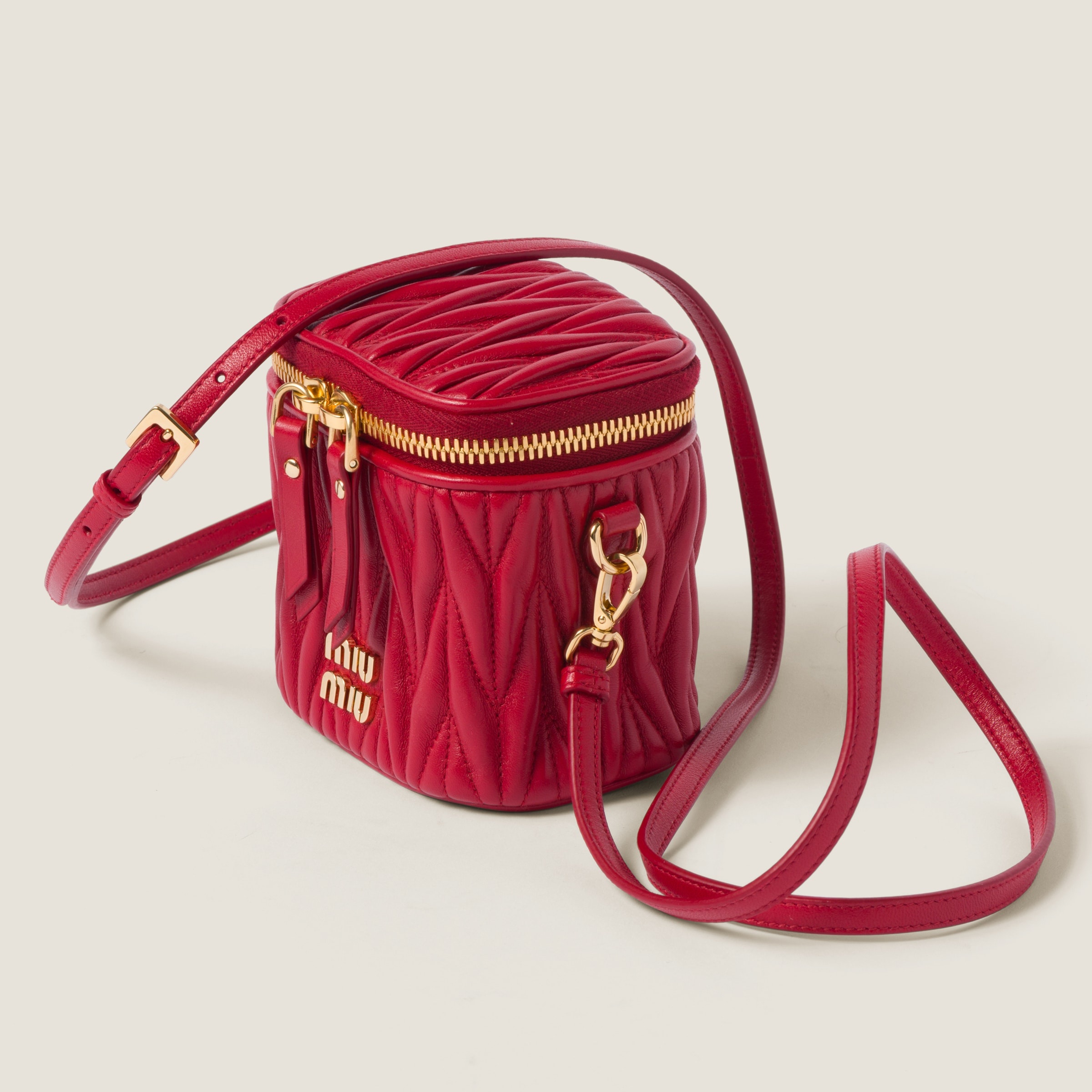 【MIU MIU】 Materasse Nappa Leather Mini Bag Miu Miu Matelassé nappa leather mini-bag for Women - Black