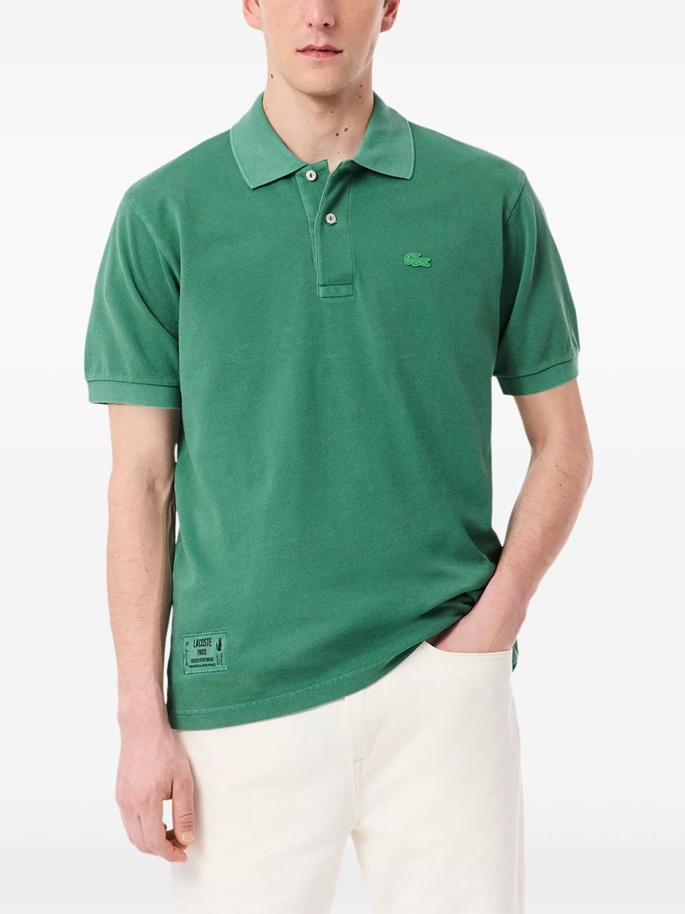 logo-embroidered polo shirt - 2