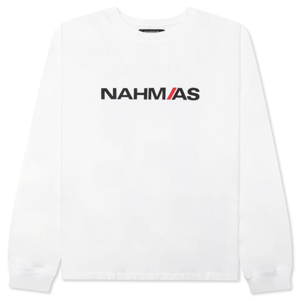 FEATURE X NAHMIAS F1 L/S T-SHIRT - WHITE - 1
