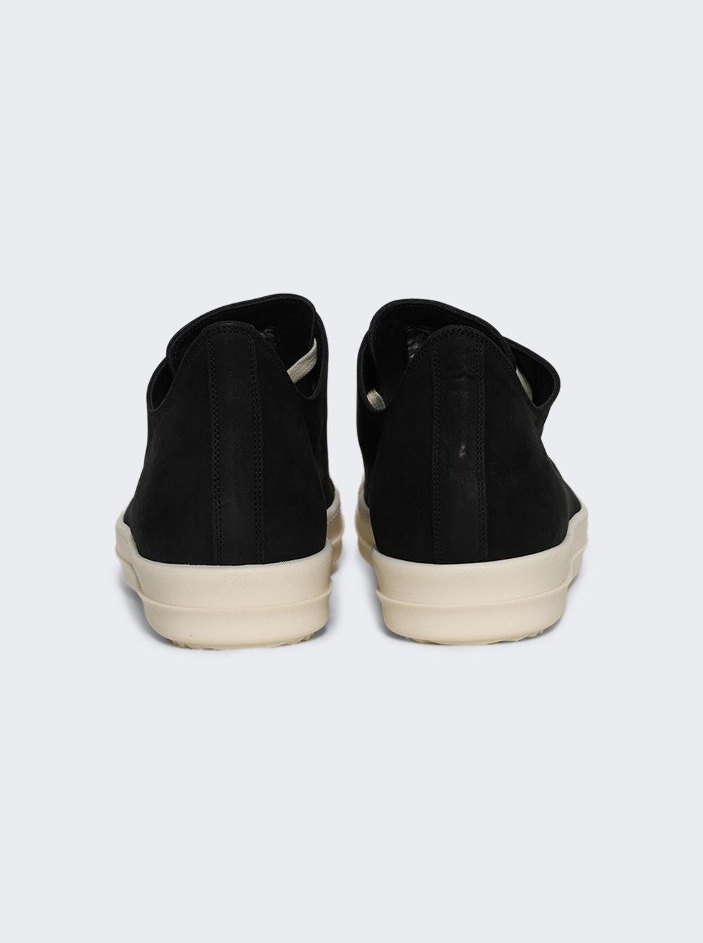 Hollywood Scarpe In Pelle Low Sneakers Black And Milk - 2