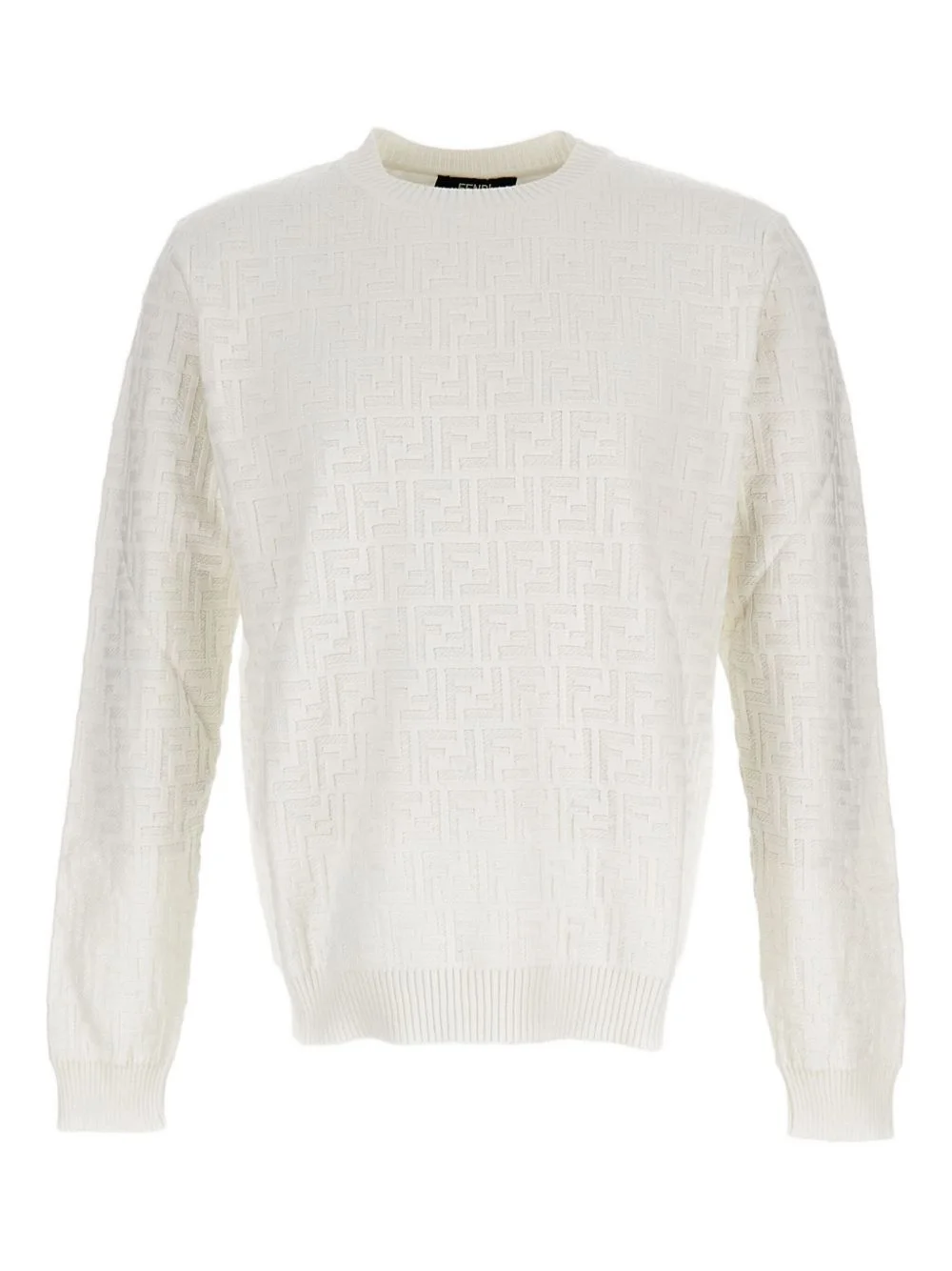 crew-neck ribbed sweater - 1