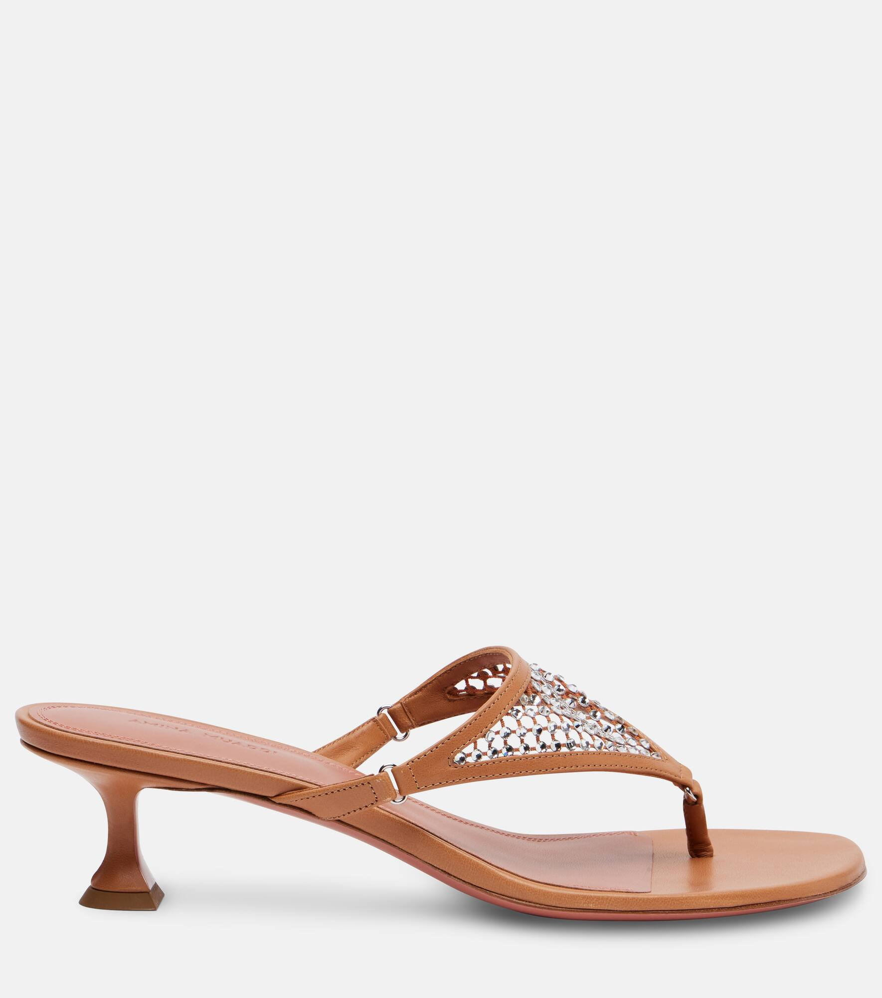Cameron 45 embellished thong sandals - 4