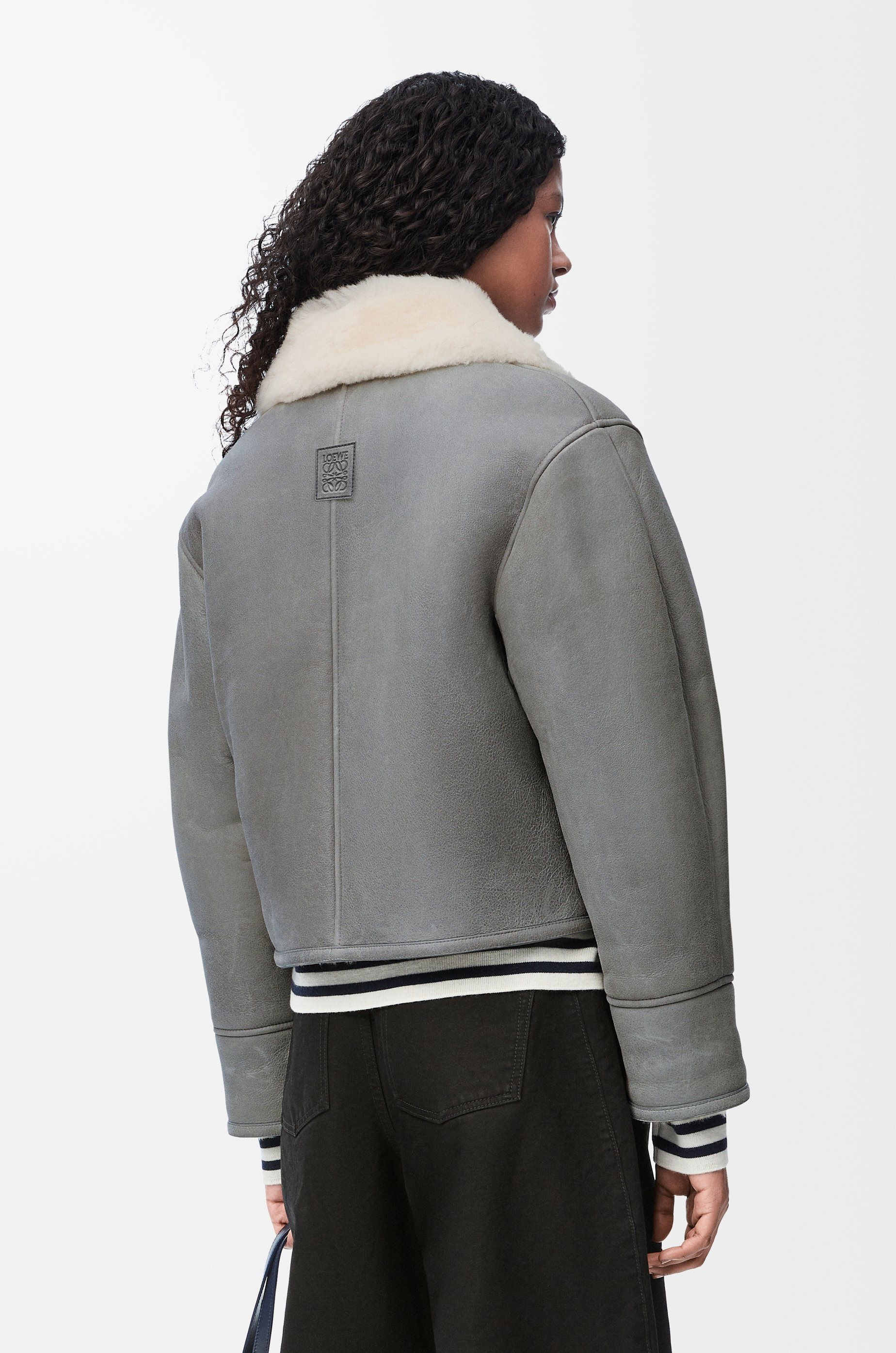 Jacket in shearling - 4