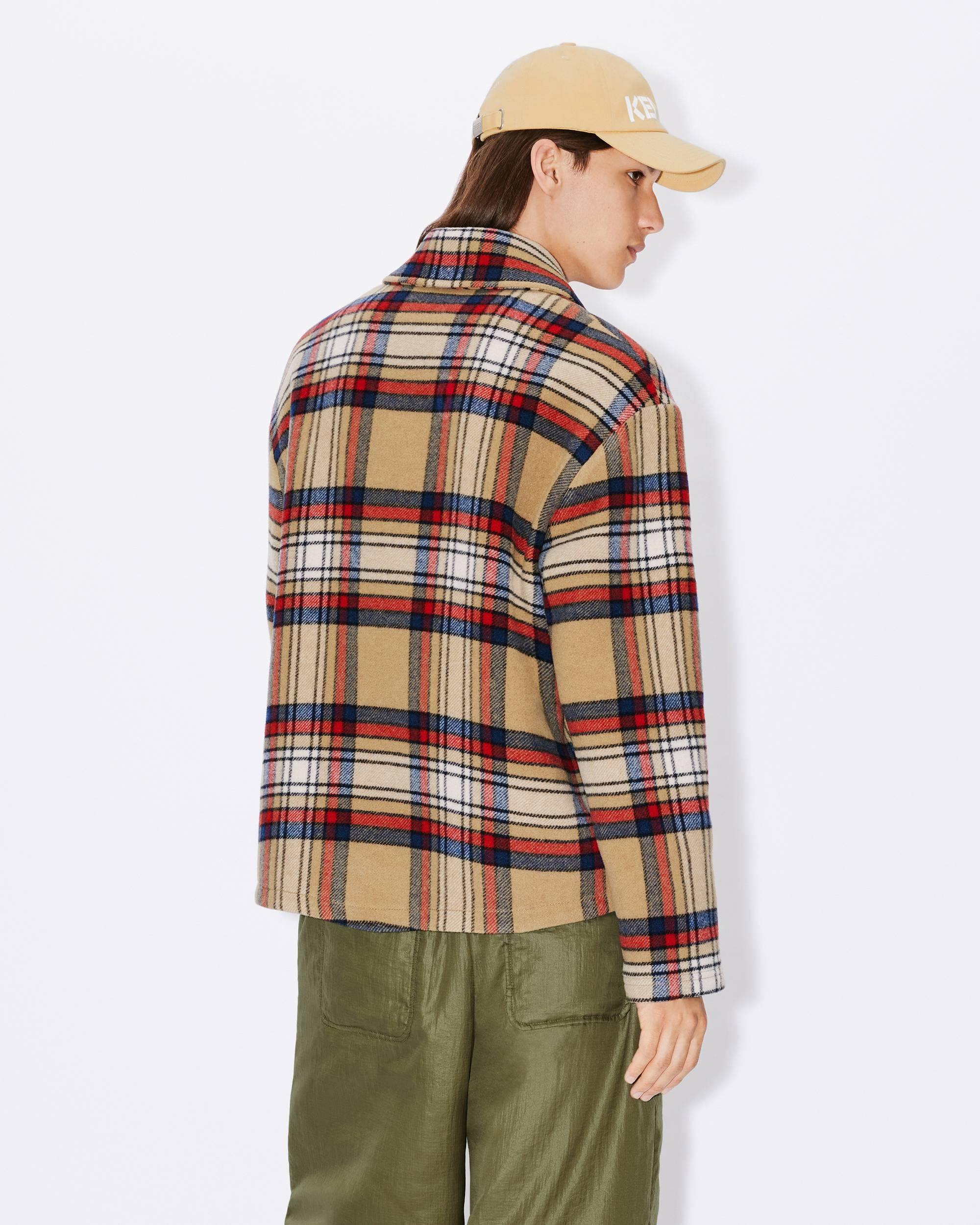 Checked wool shirt - 4