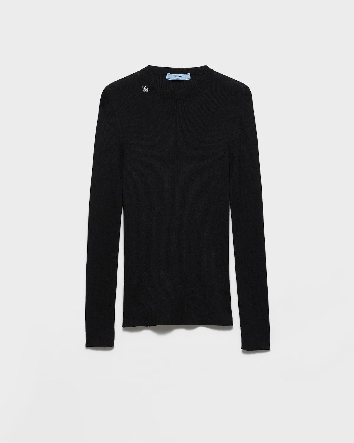 Prada Virgin Wool Crewneck T-shirt - 1